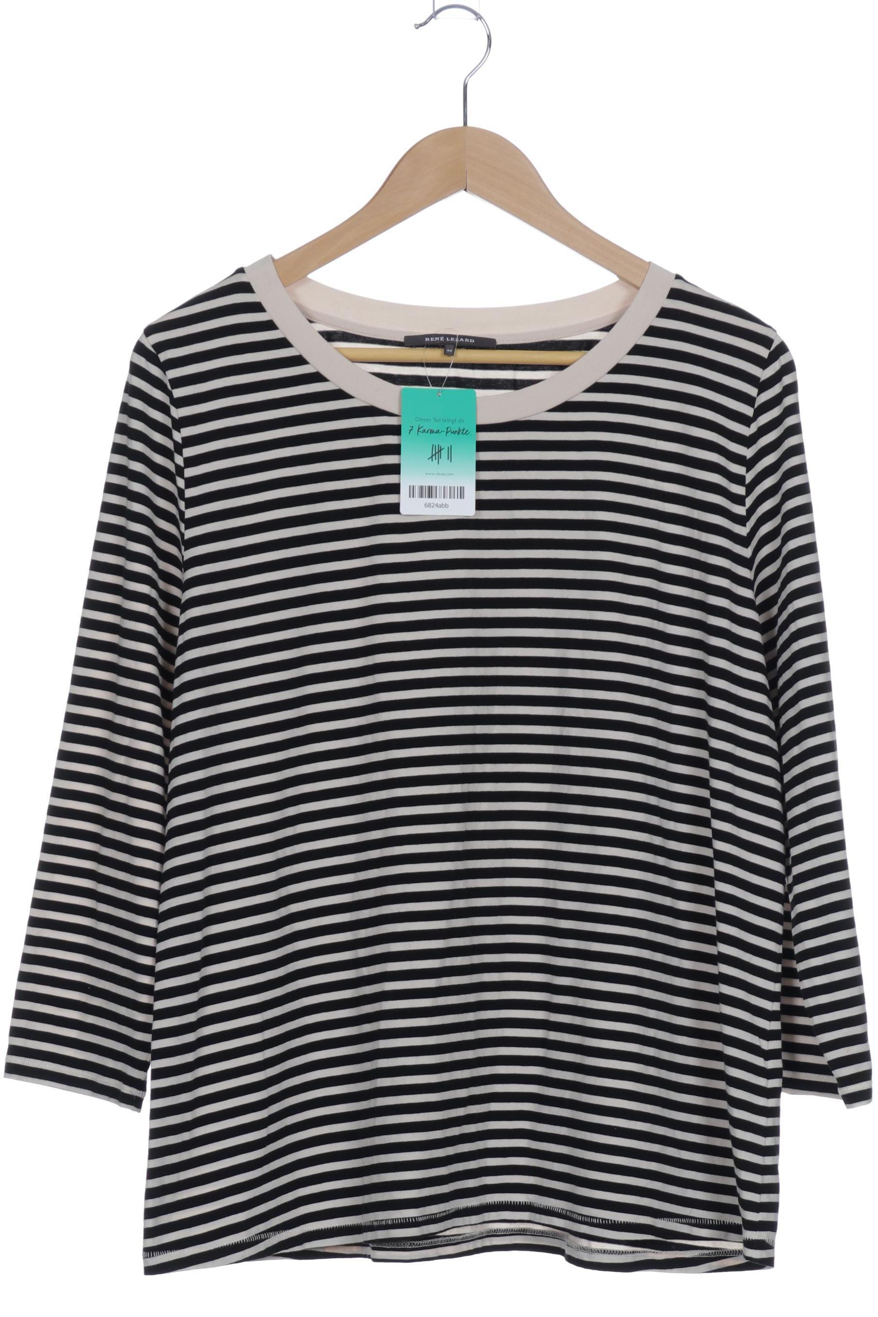 

Rene Lezard Damen Langarmshirt, schwarz, Gr. 44