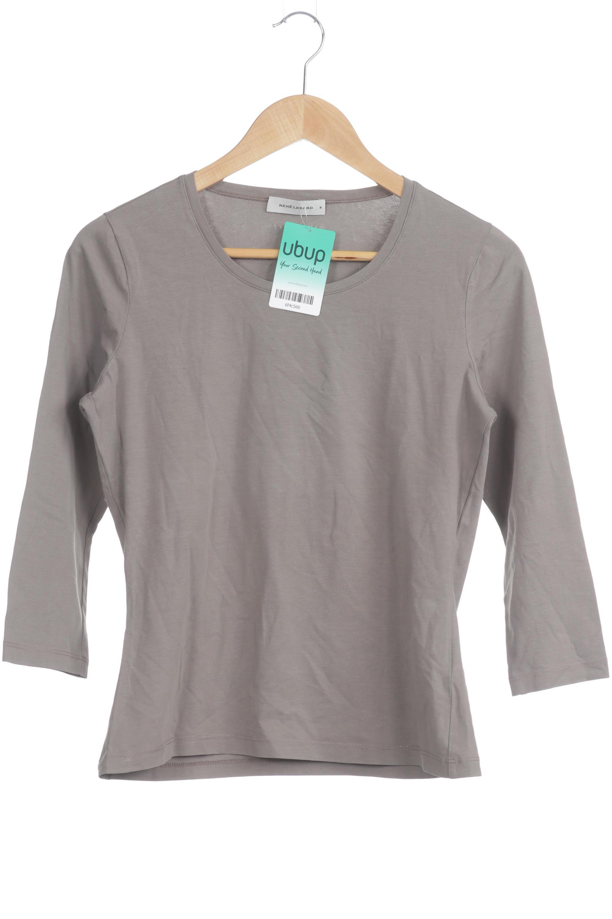 

Rene Lezard Damen Langarmshirt, grau, Gr.