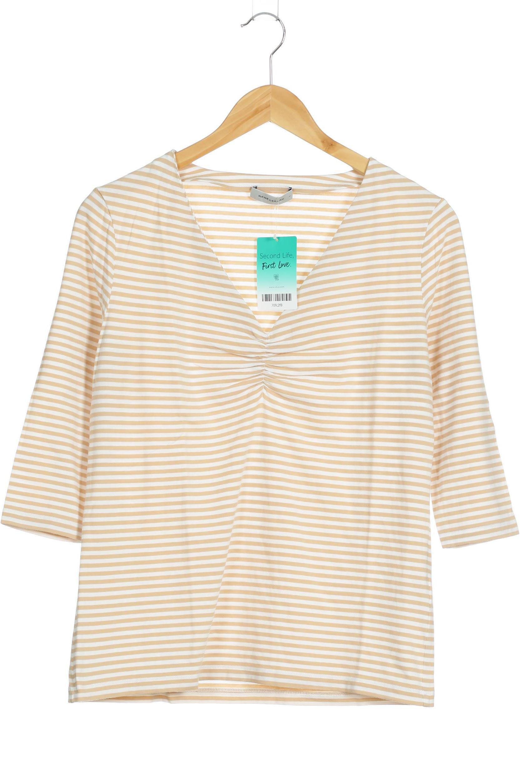 

Rene Lezard Damen Langarmshirt, beige, Gr.