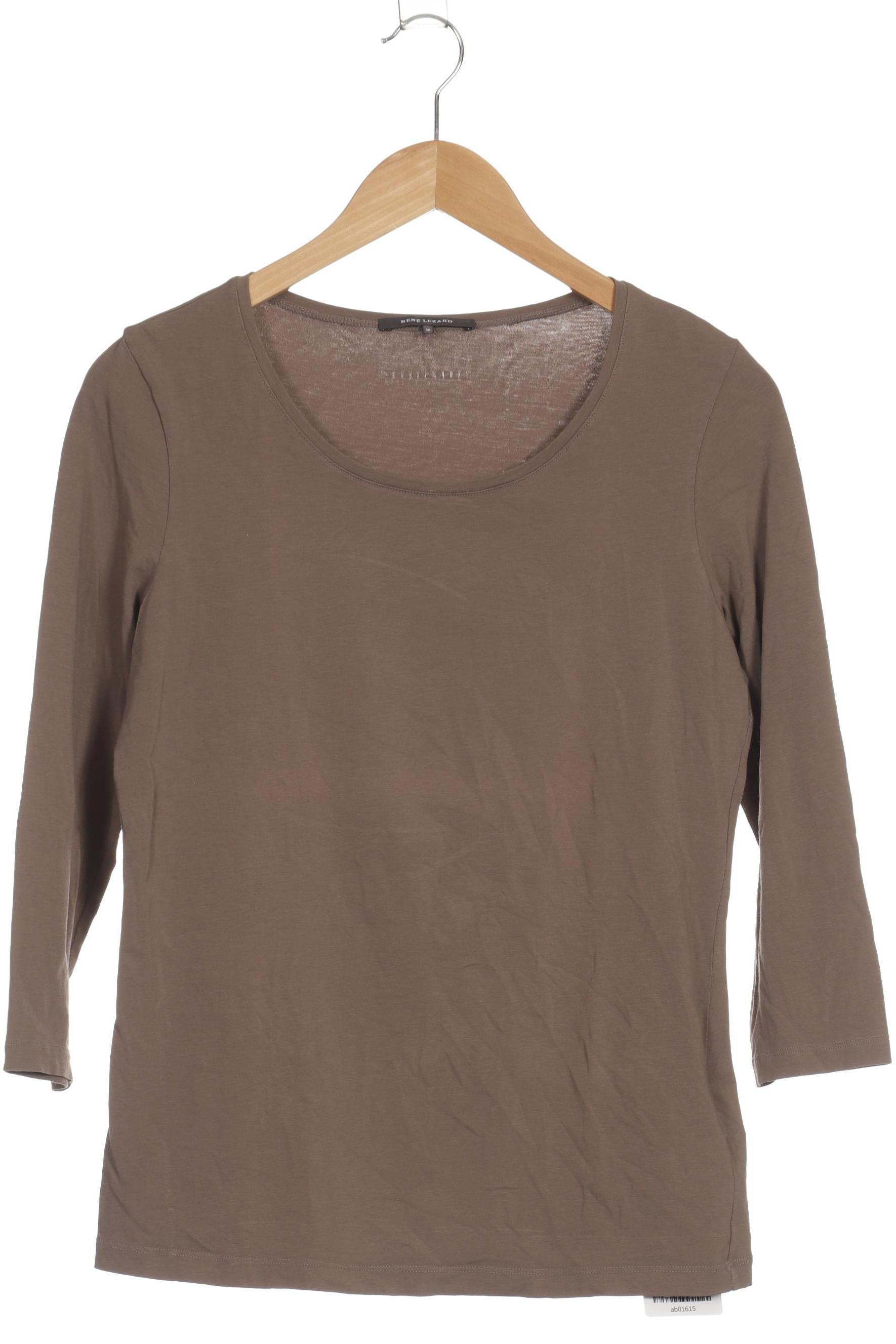 

Rene Lezard Damen Langarmshirt, braun, Gr. 38
