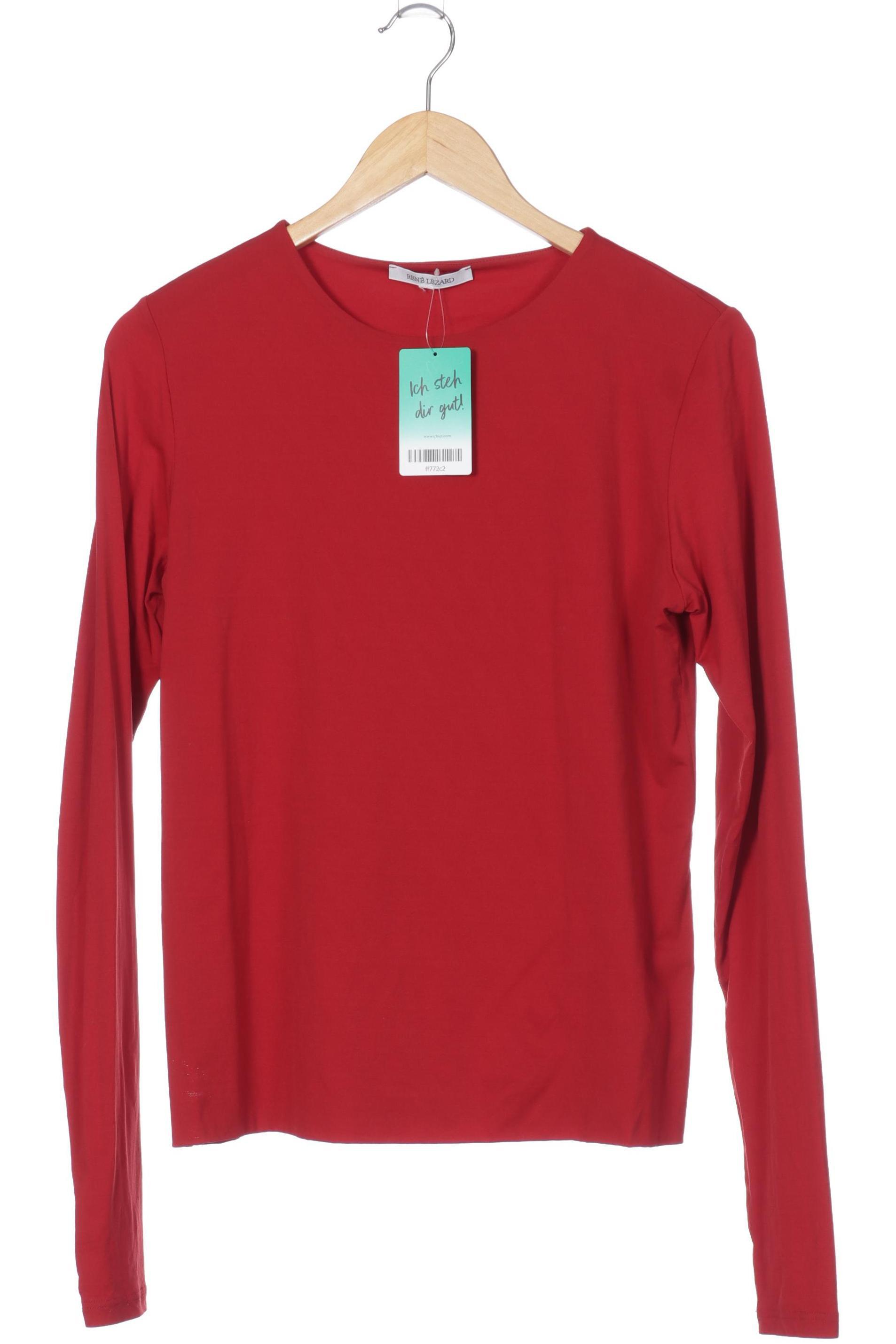 

Rene Lezard Damen Langarmshirt, rot, Gr.