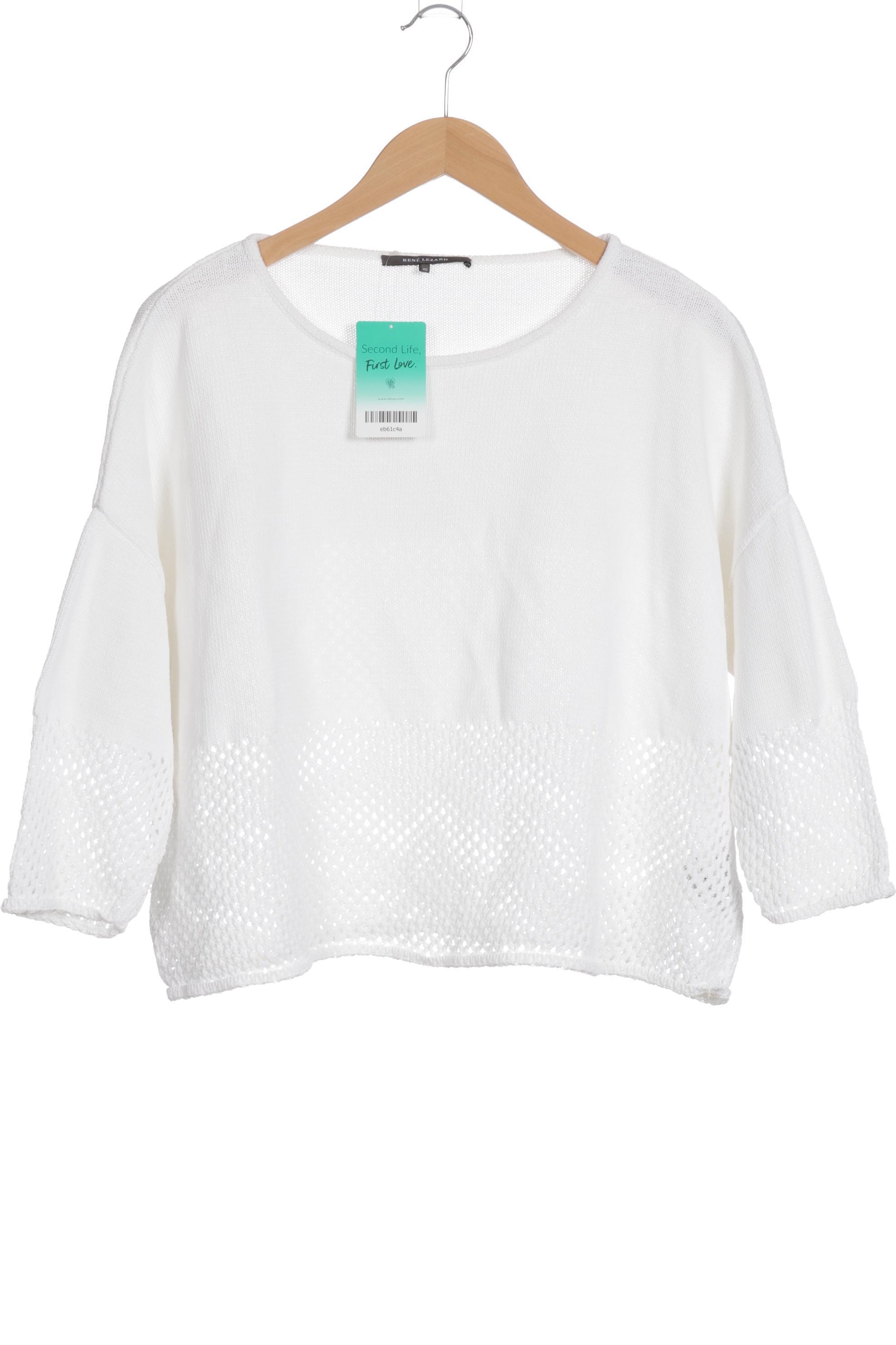 

Rene Lezard Damen Pullover, weiß, Gr. 40