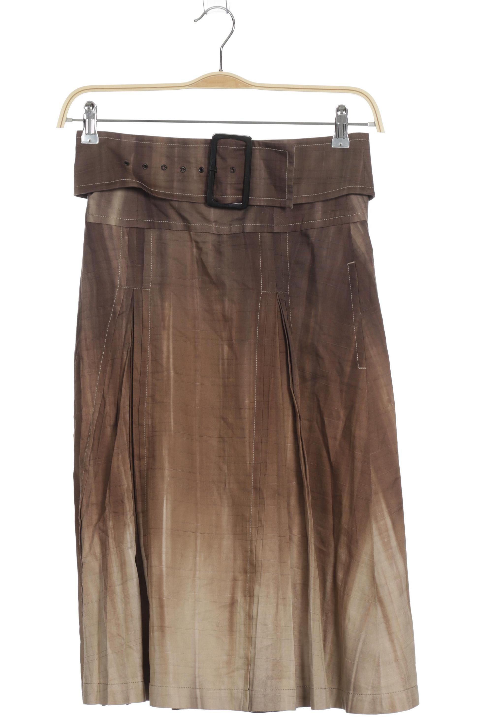 

Rene Lezard Damen Rock, braun, Gr. 36