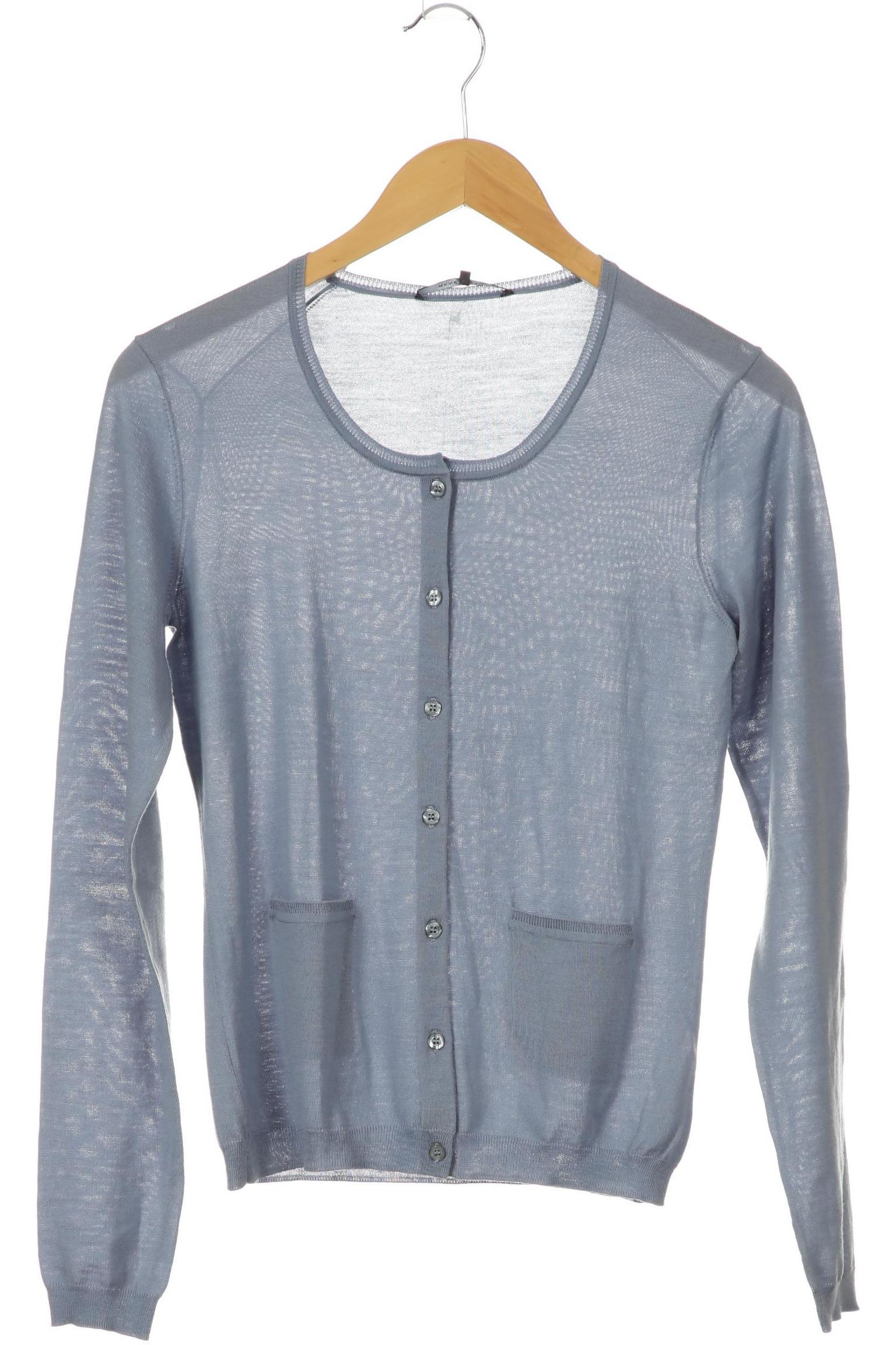 

Rene Lezard Damen Strickjacke, blau, Gr. 36