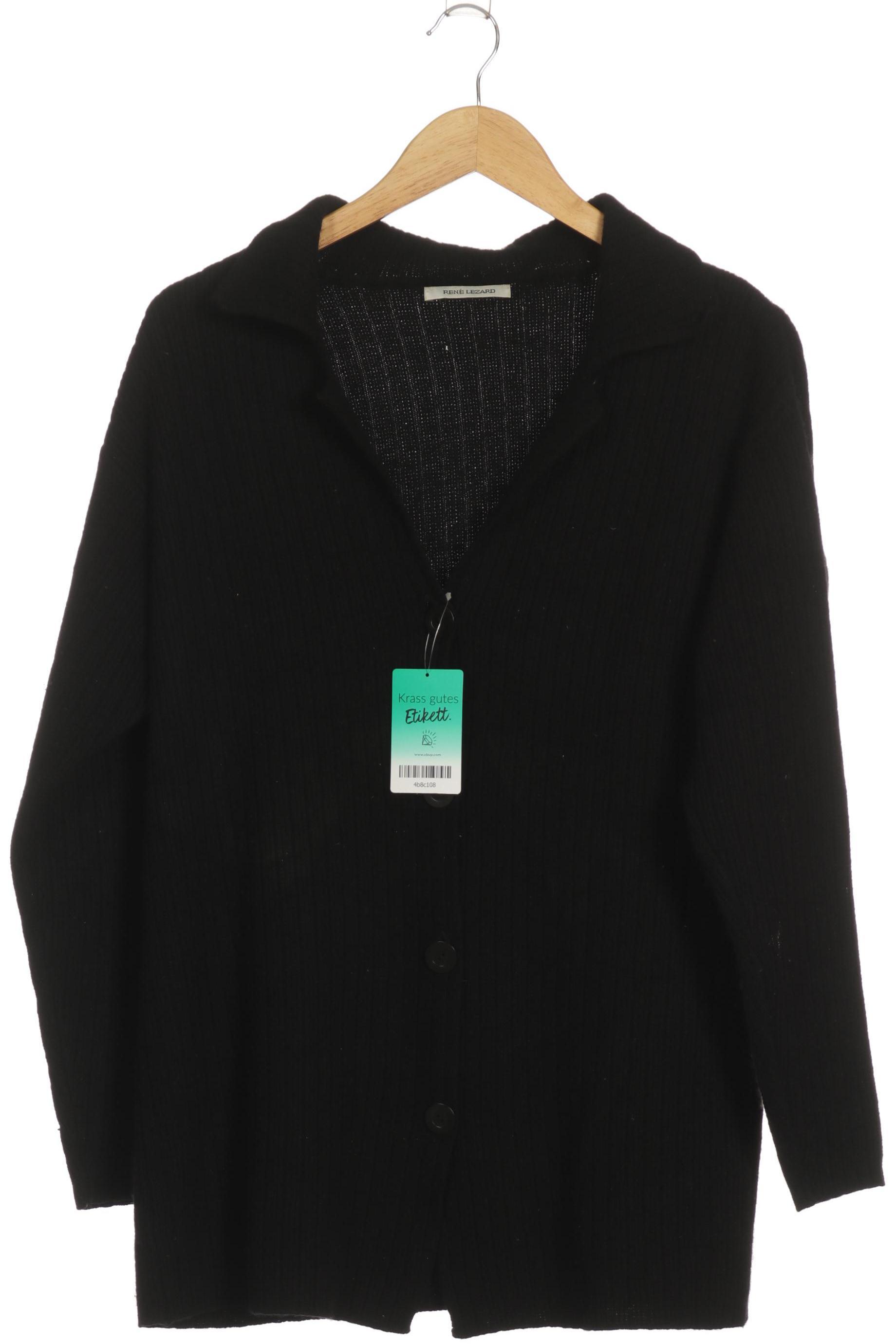 

Rene Lezard Damen Strickjacke, schwarz, Gr.