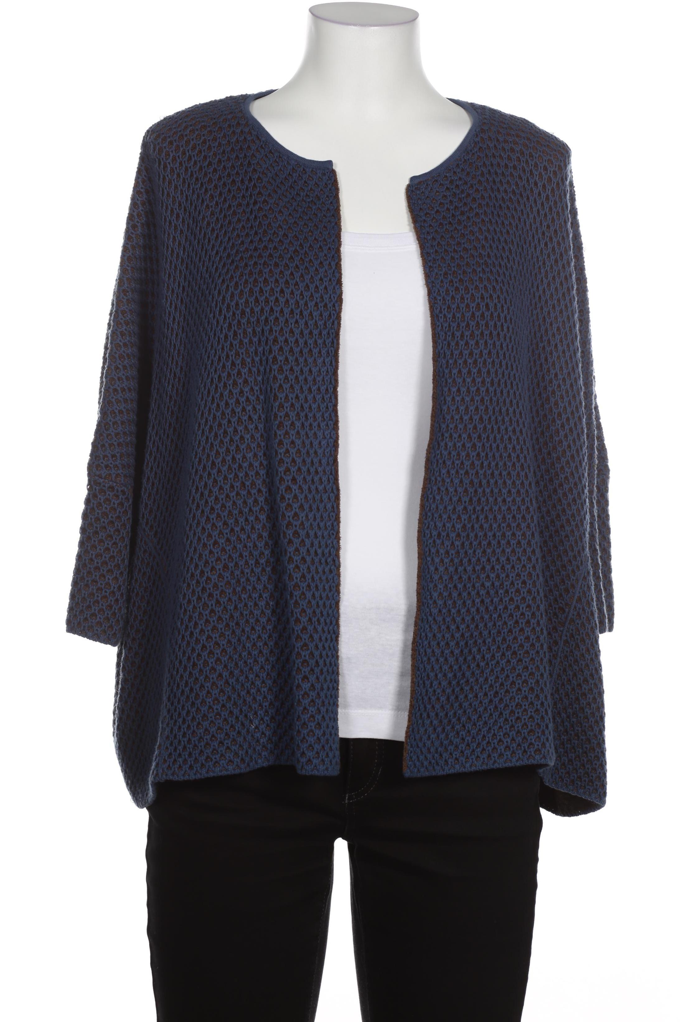 

Rene Lezard Damen Strickjacke, blau, Gr. 38