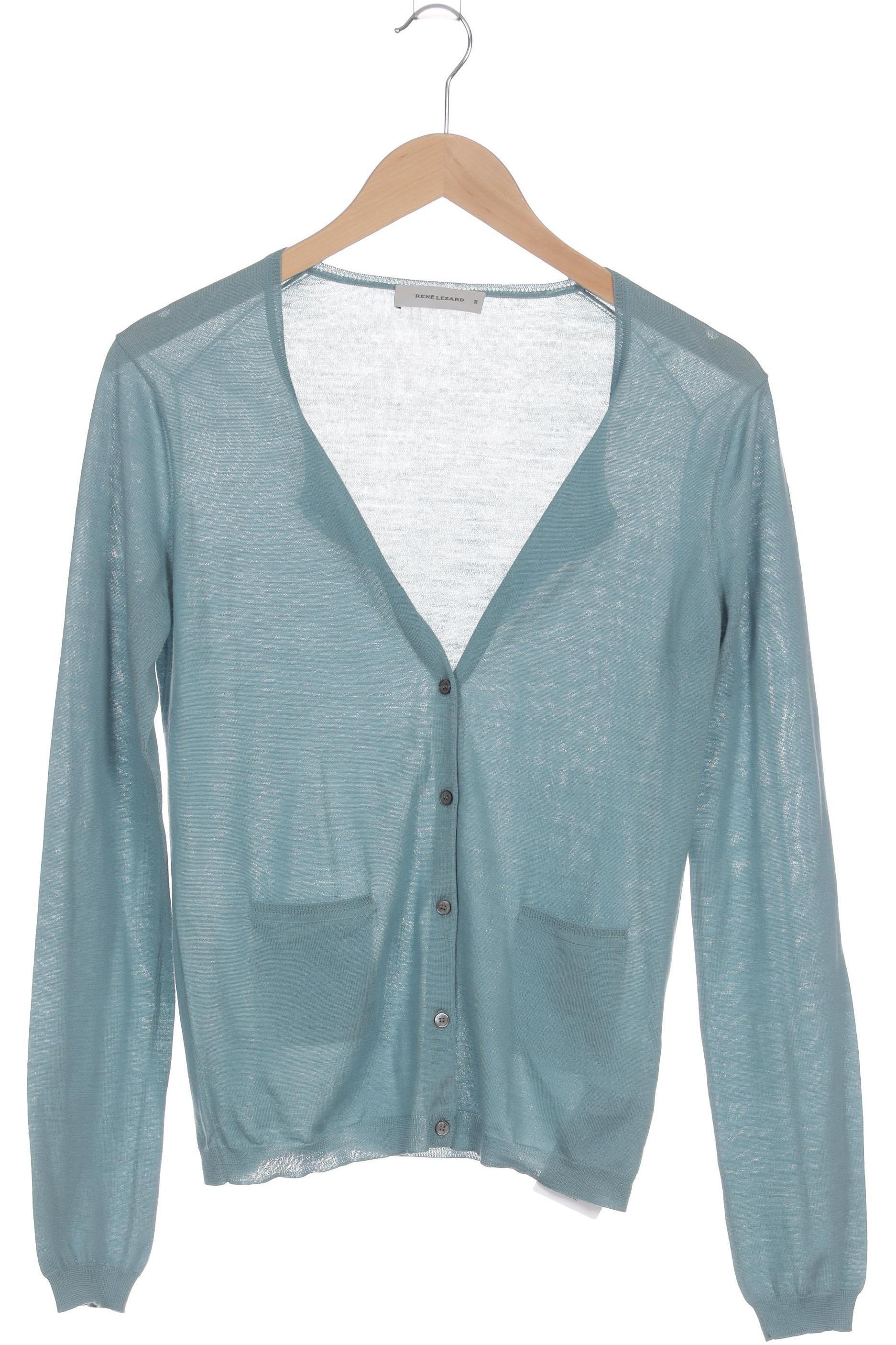 

Rene Lezard Damen Strickjacke, türkis, Gr. 38