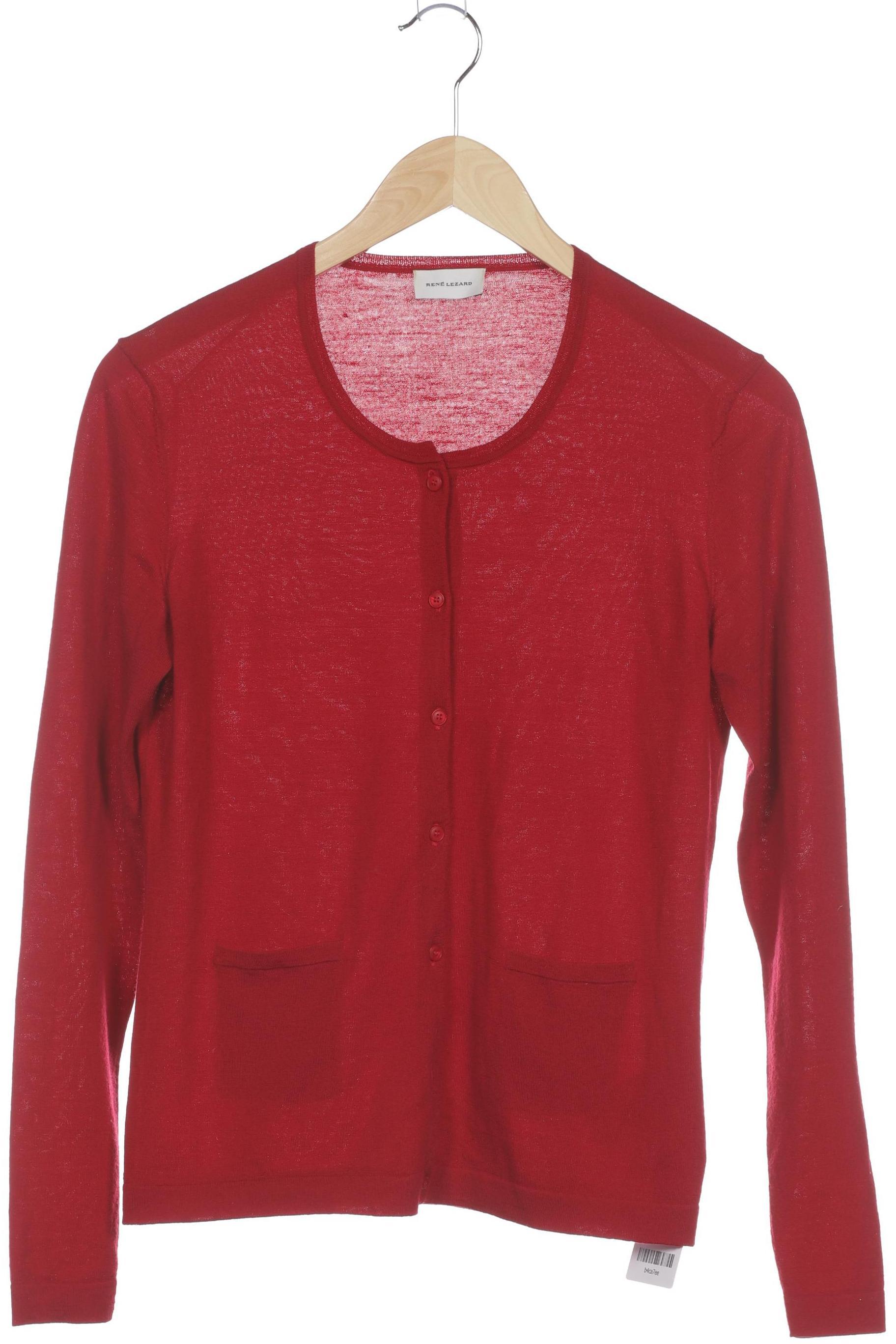

Rene Lezard Damen Strickjacke, rot, Gr. 38
