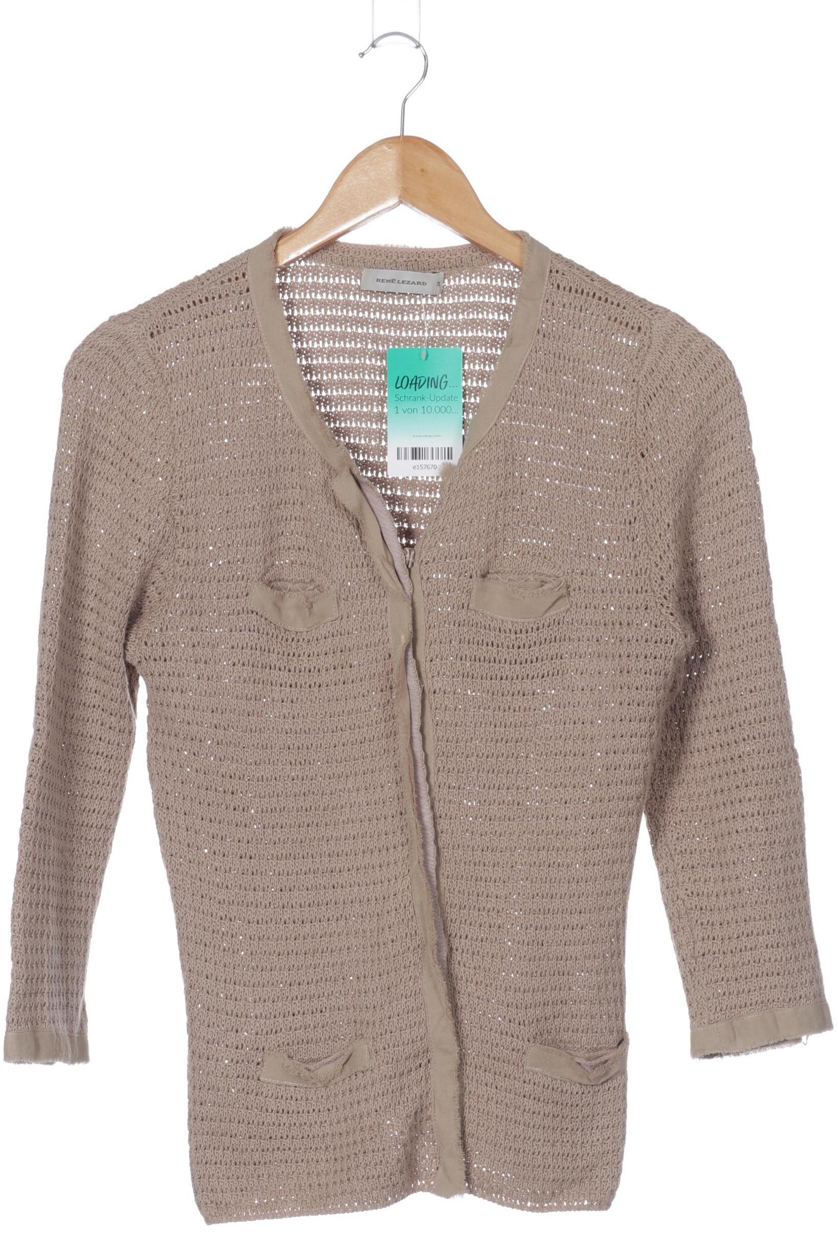 

Rene Lezard Damen Strickjacke, beige, Gr. 34