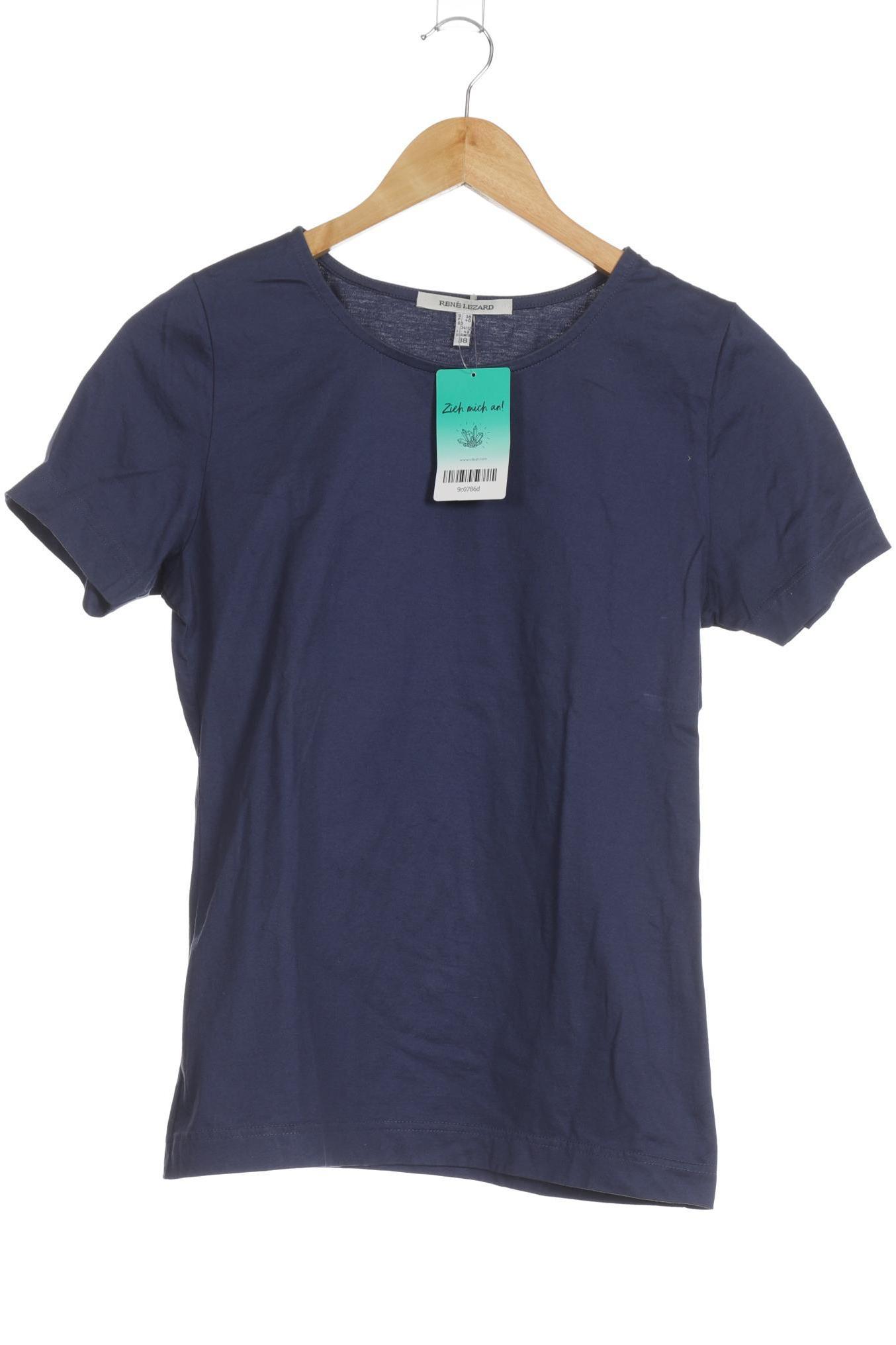 

Rene Lezard Damen T-Shirt, blau, Gr. 38