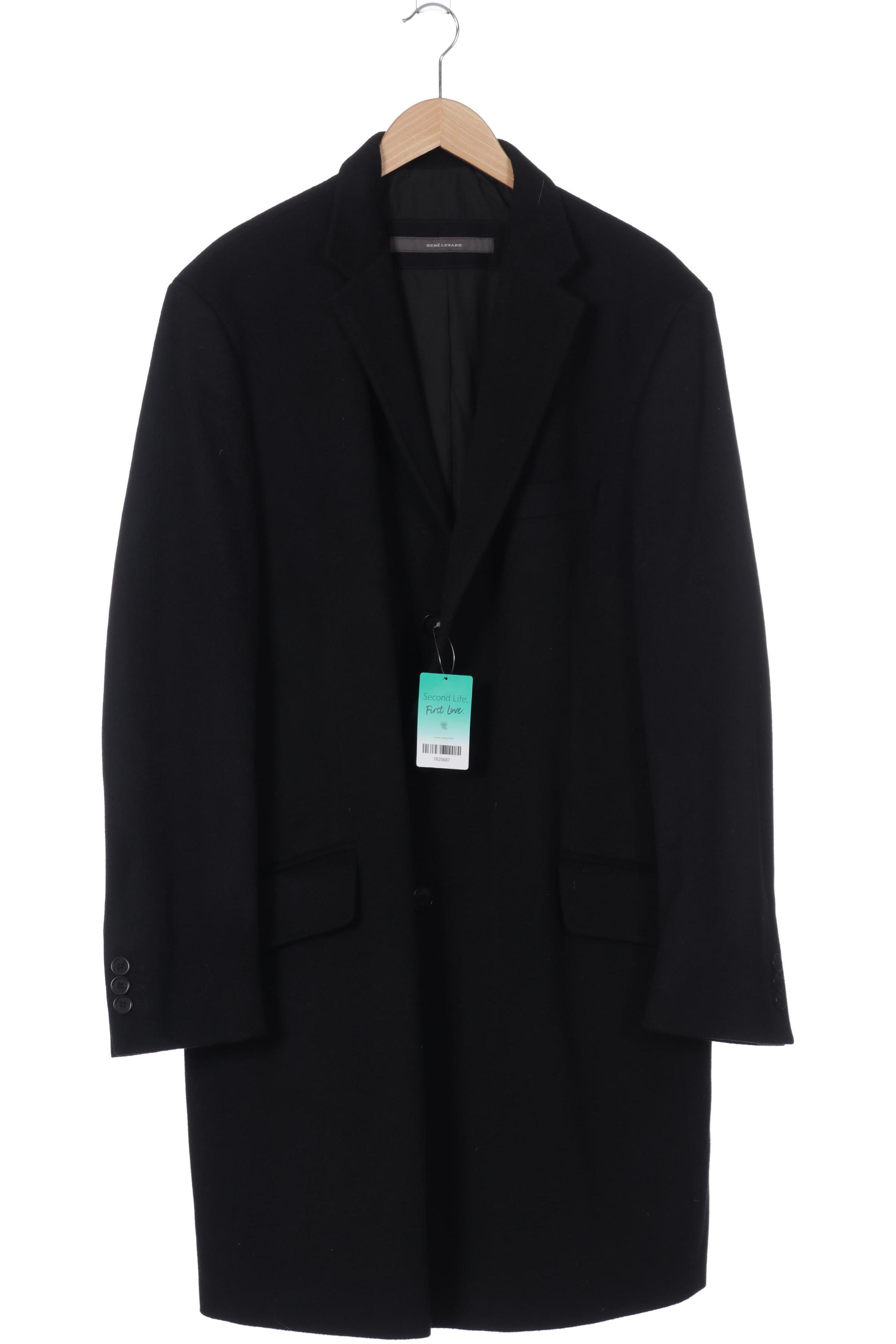 Thumbnail - Rene Lezard Herren Mantel, schwarz, Gr. 56