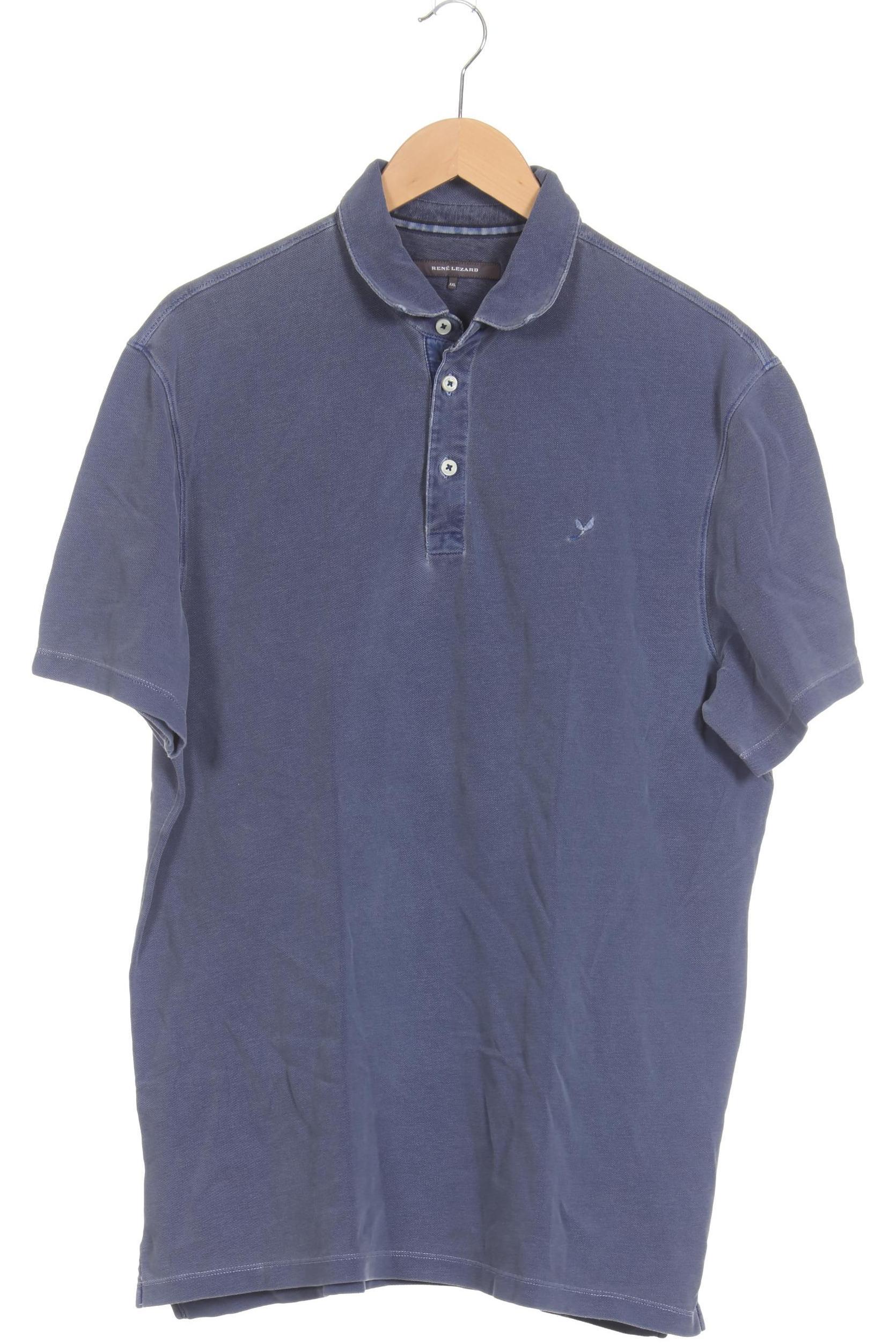 

Rene Lezard Herren Poloshirt, blau, Gr.
