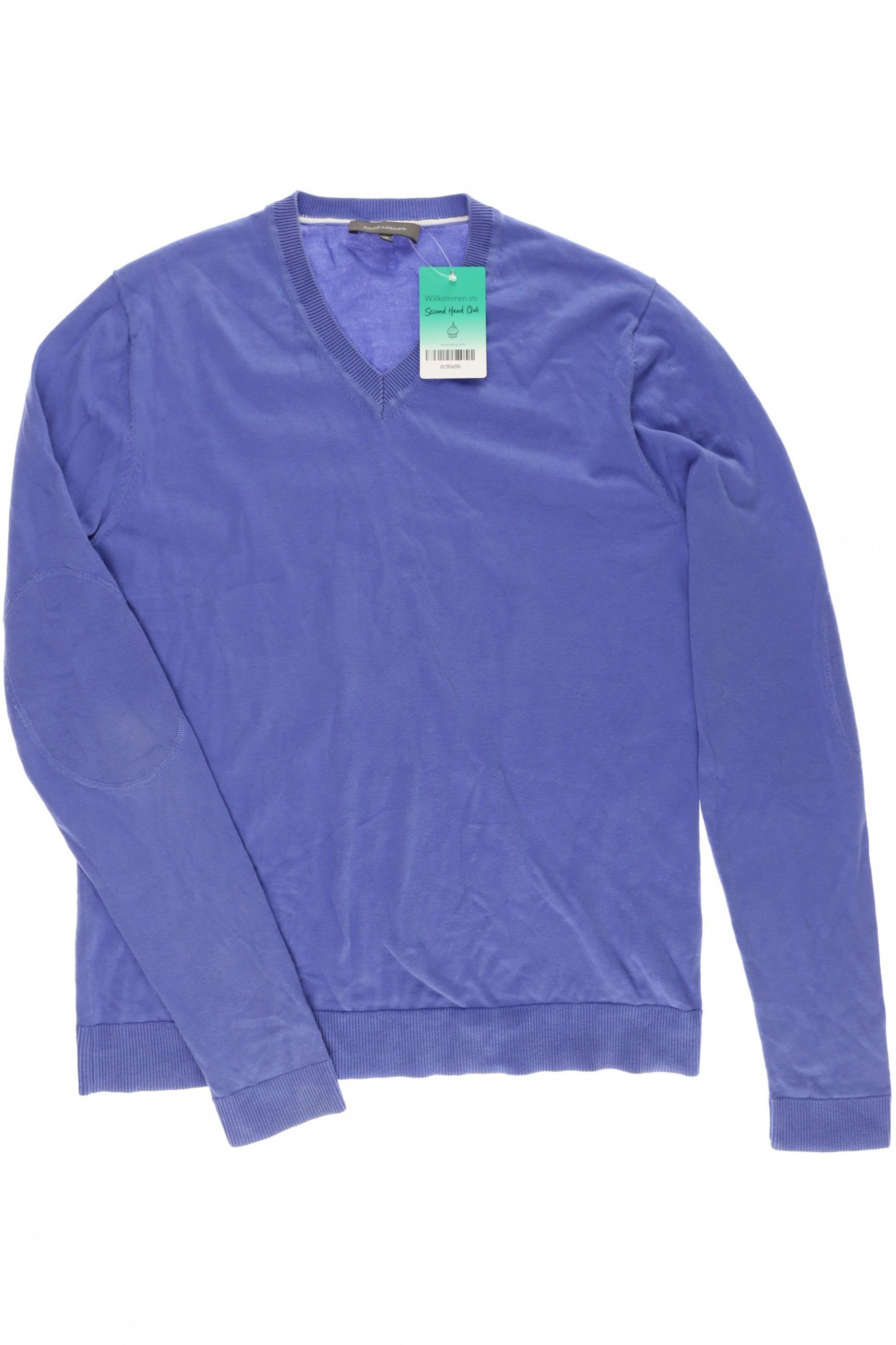 Thumbnail - Rene Lezard Herren Pullover, blau, Gr. 48