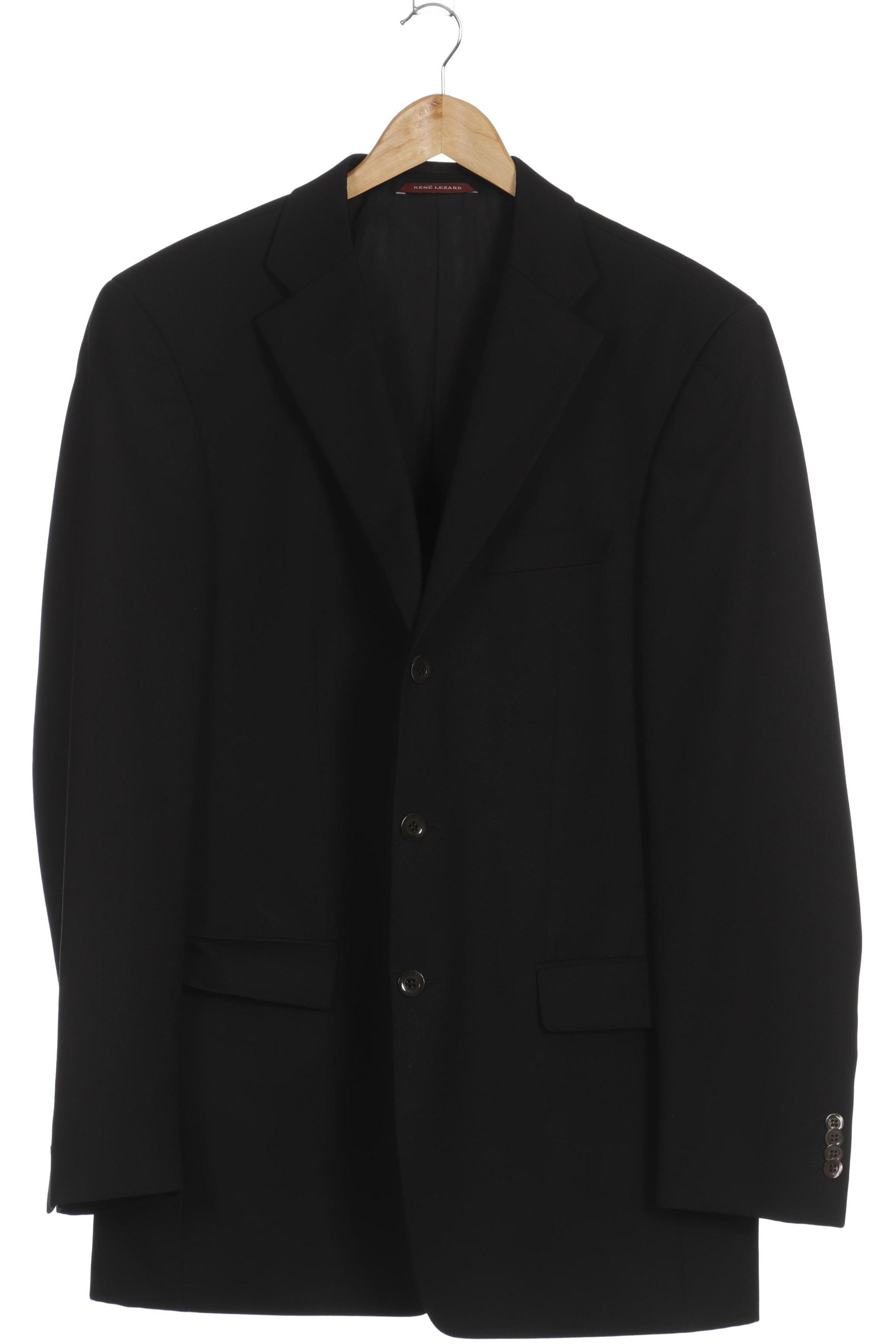 

Rene Lezard Herren Sakko, schwarz, Gr.