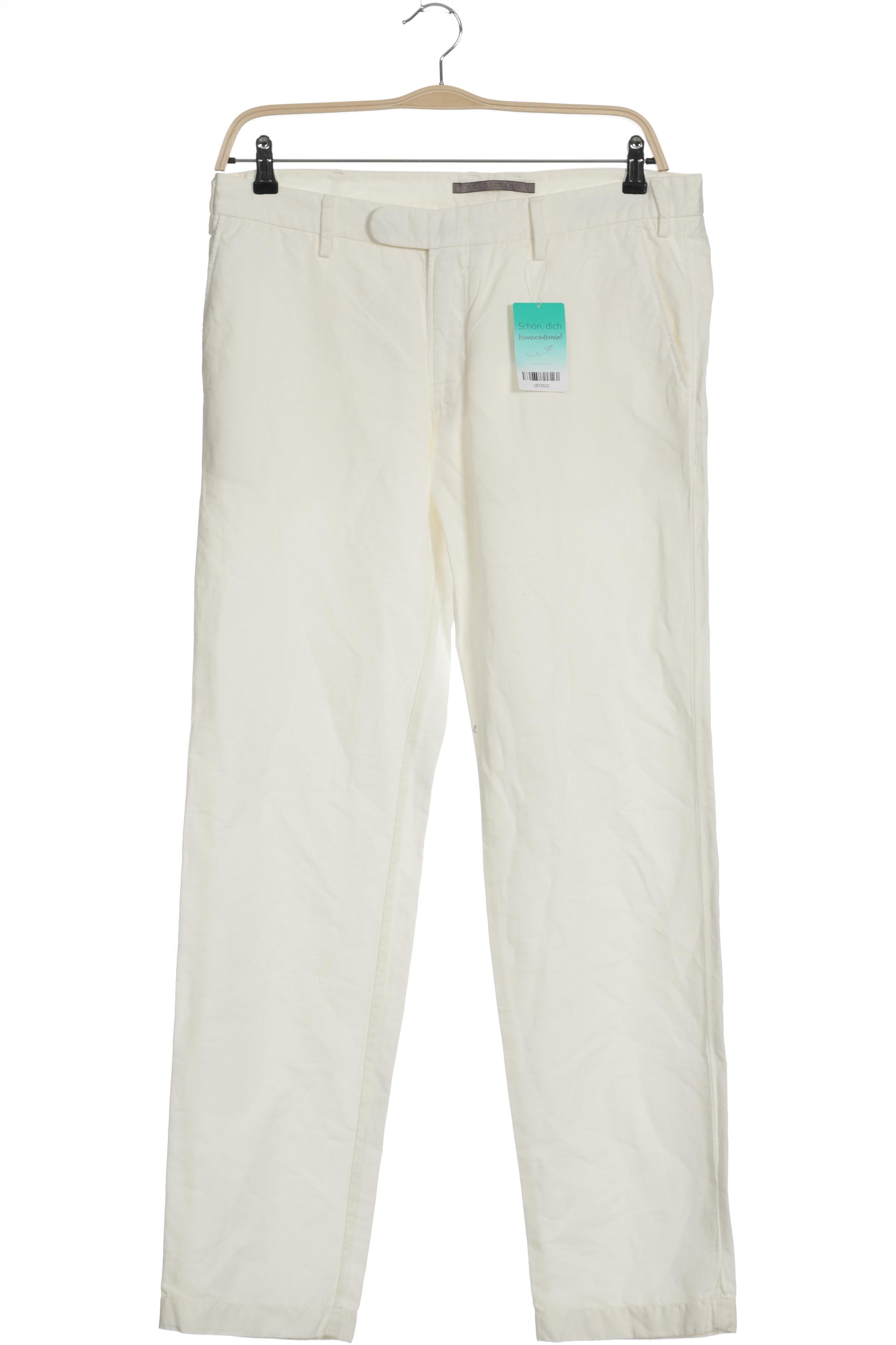 

Rene Lezard Herren Stoffhose, weiß, Gr. 52