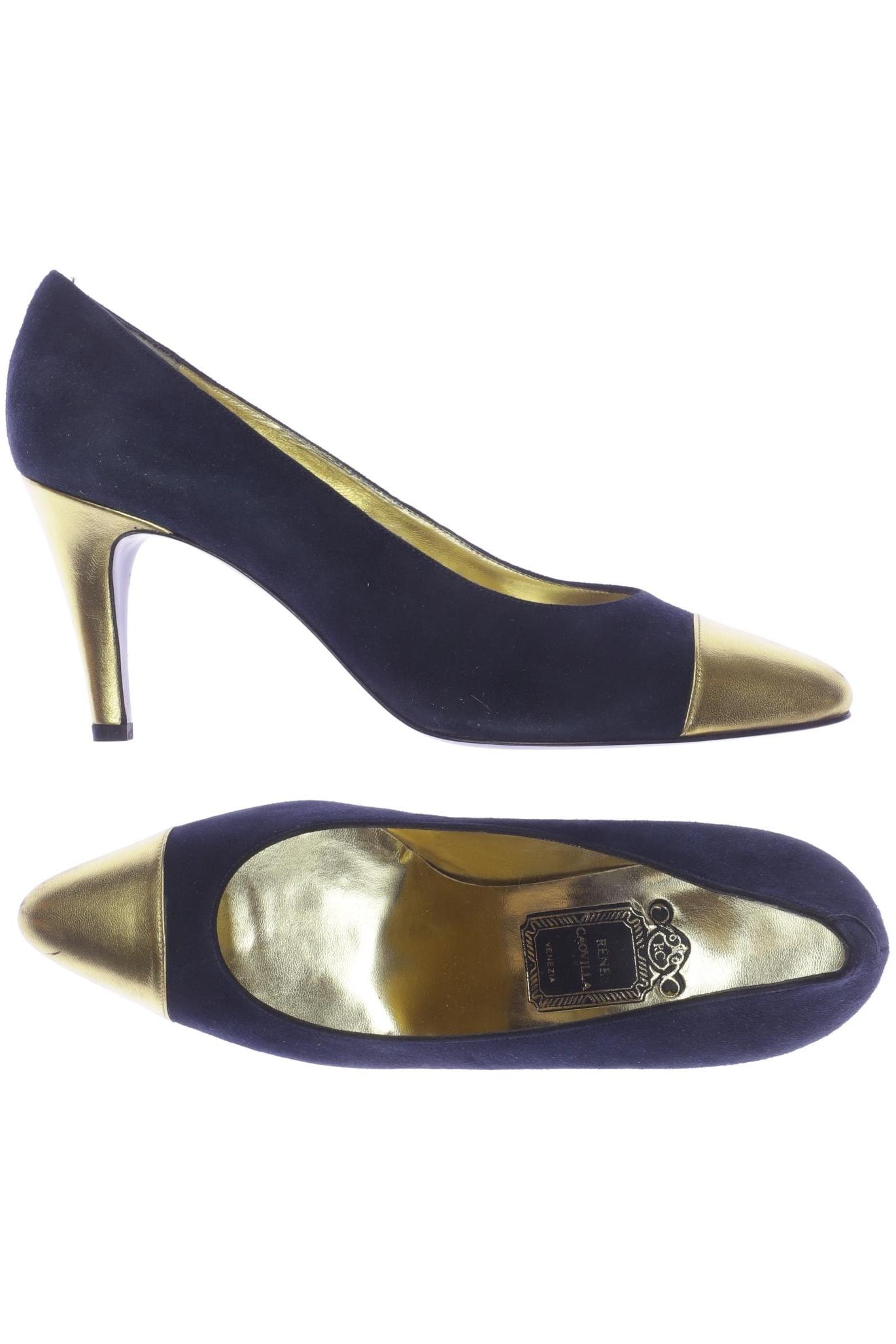 

Rene Caovilla Damen Pumps, marineblau, Gr. 9