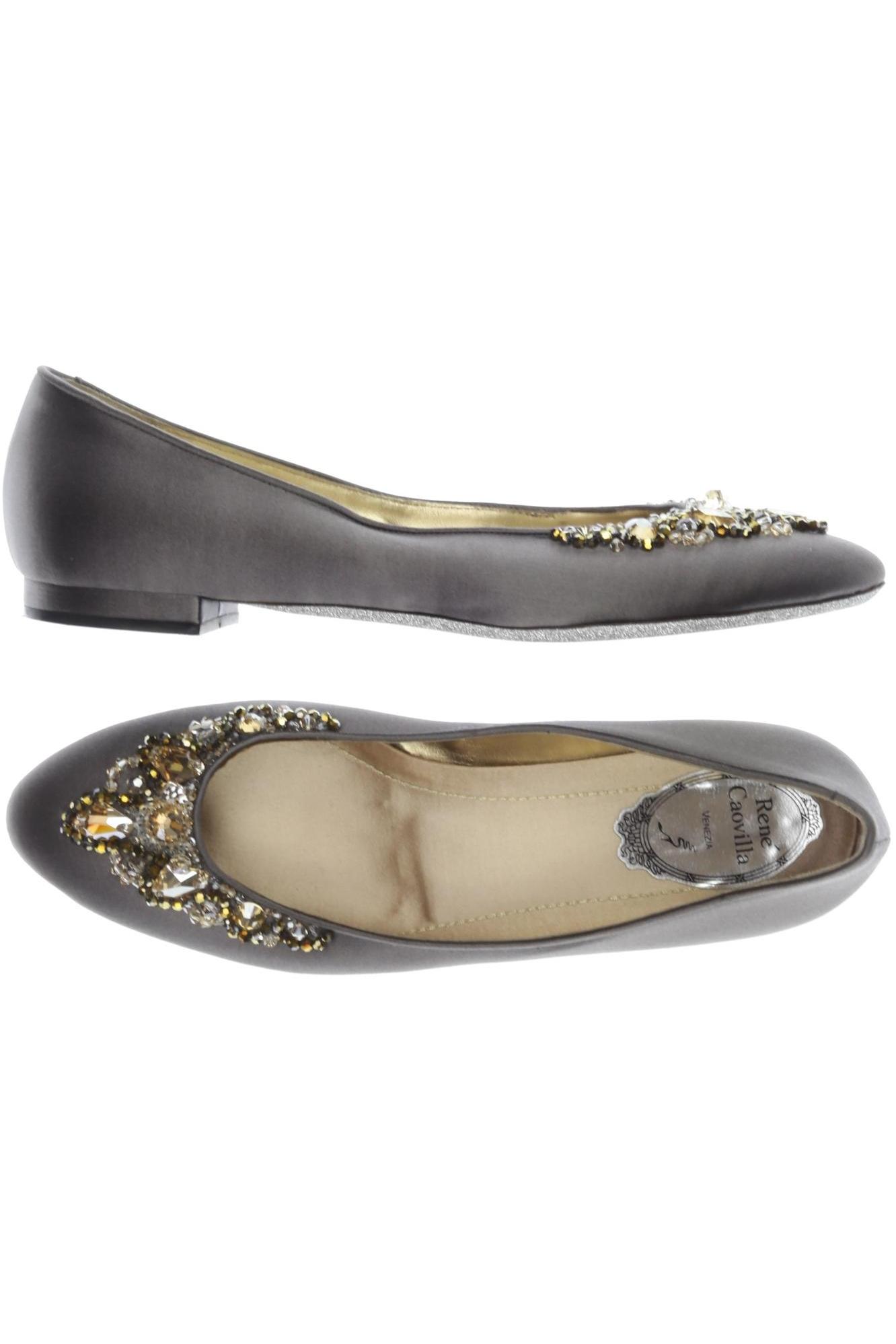 

Rene Caovilla Damen Ballerinas, grau, Gr. 38