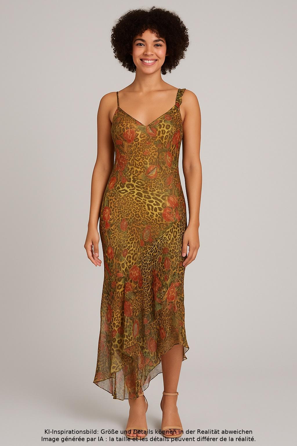 

Rene Derhy Damen Kleid, braun, Gr. 36