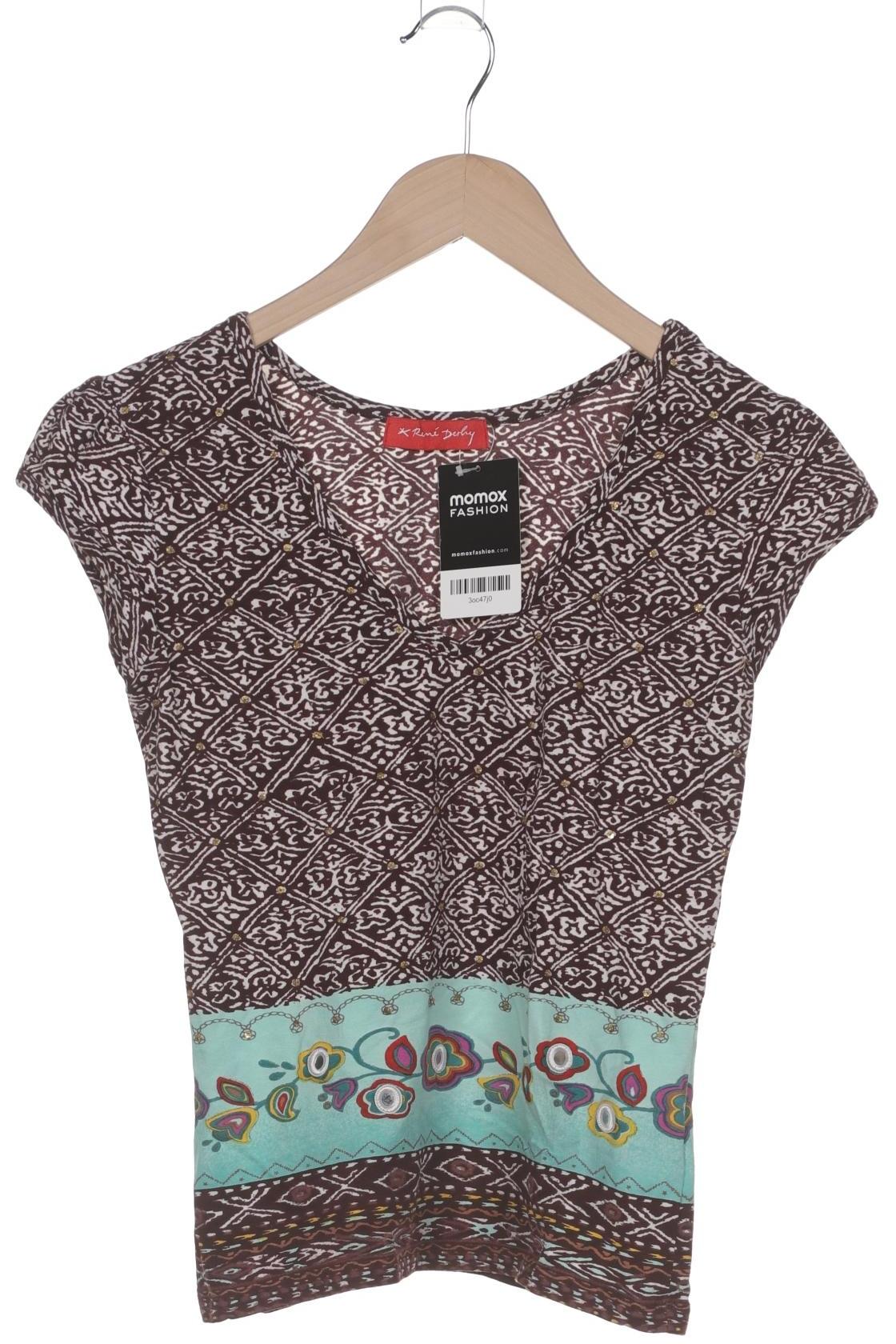 

Rene Derhy Damen T-Shirt, braun, Gr. 36