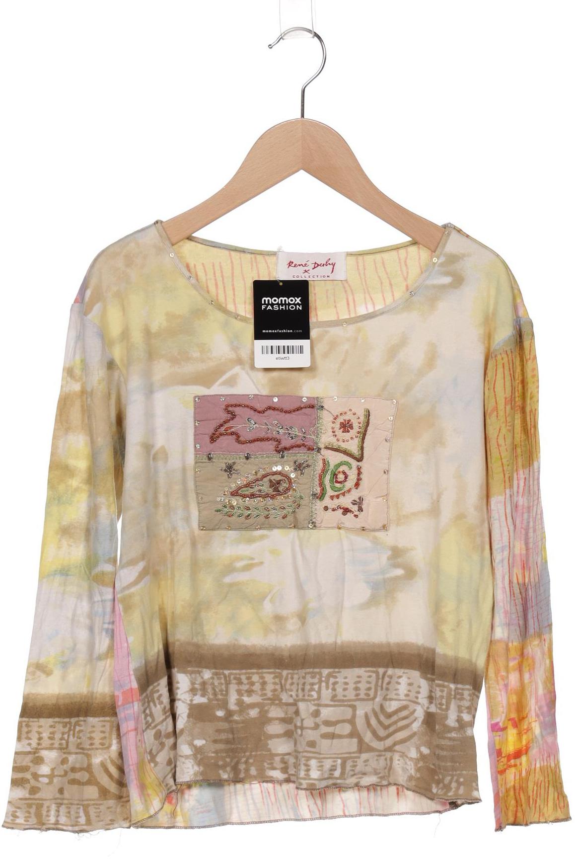 

Rene Derhy Damen Langarmshirt, beige, Gr. 38
