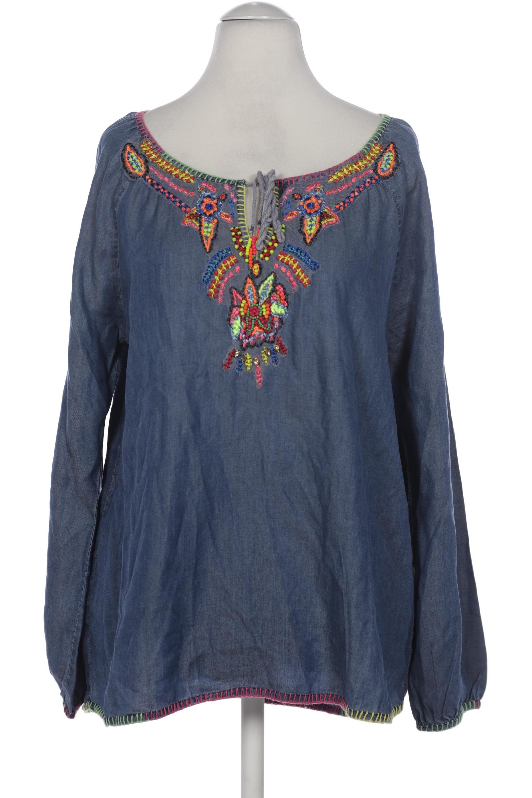 

Rene Derhy Damen Bluse, marineblau, Gr. 38