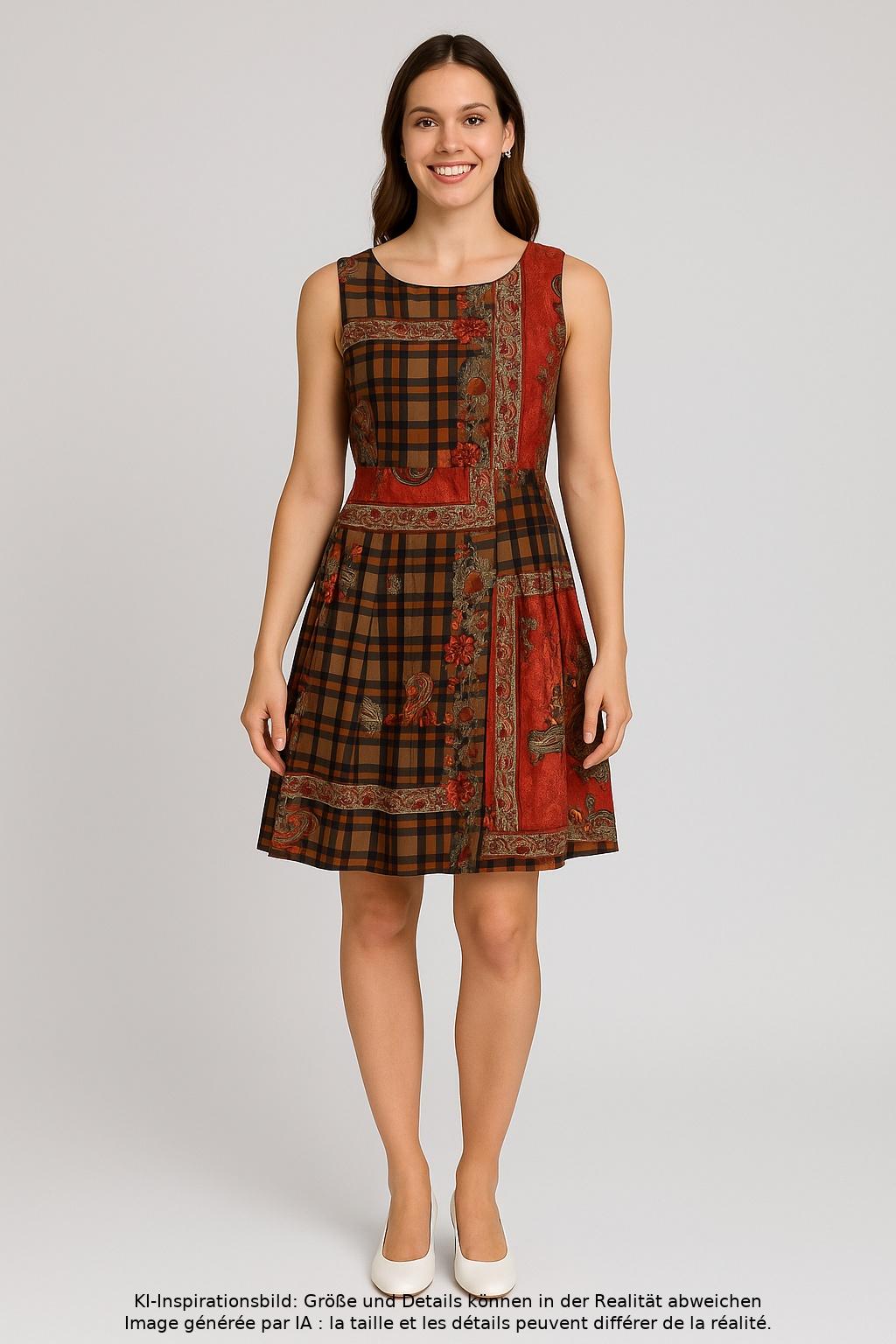 

Rene Derhy Damen Kleid, mehrfarbig, Gr. 42