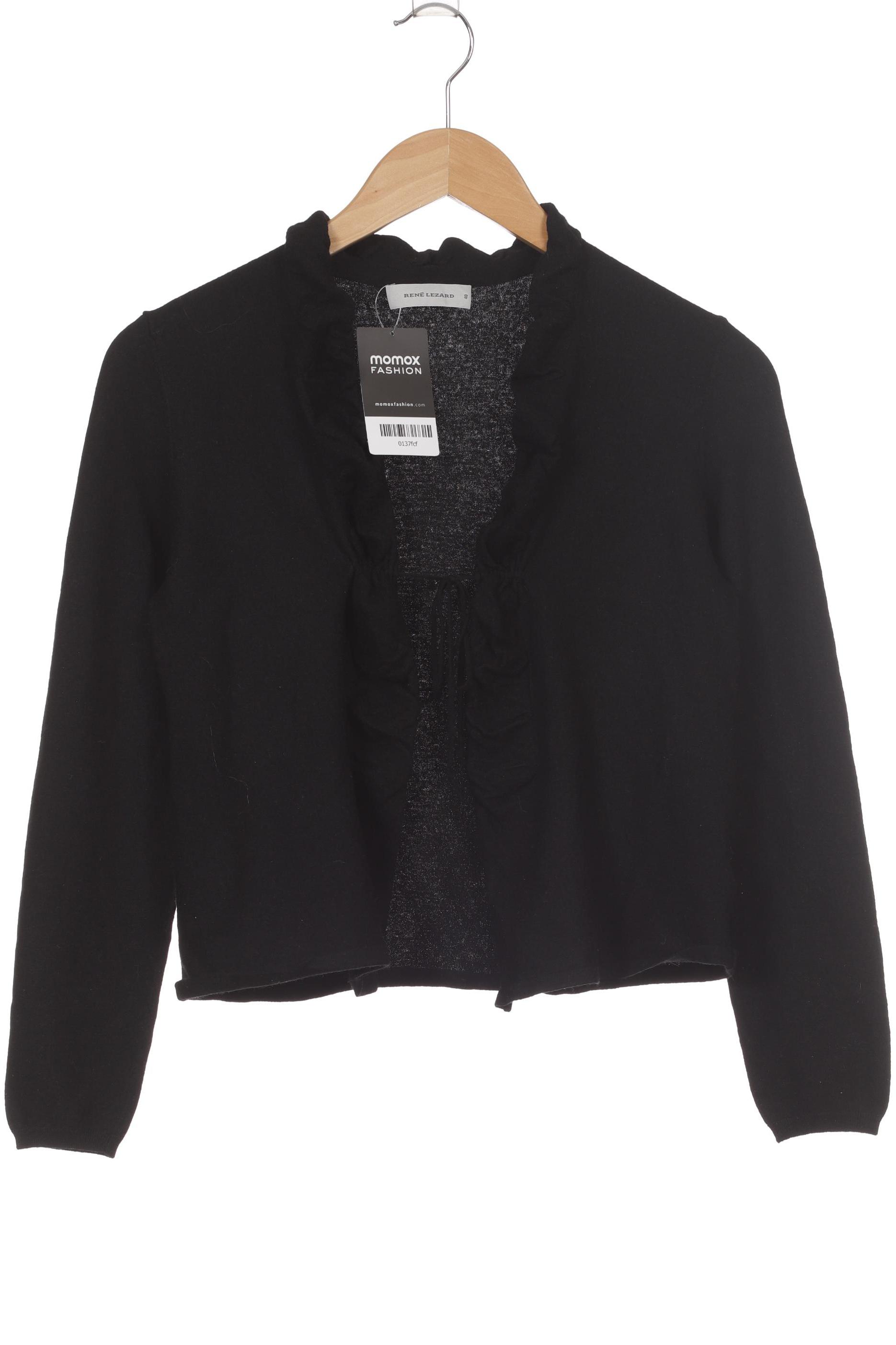 

Rene Lezard Damen Strickjacke, schwarz, Gr. 40