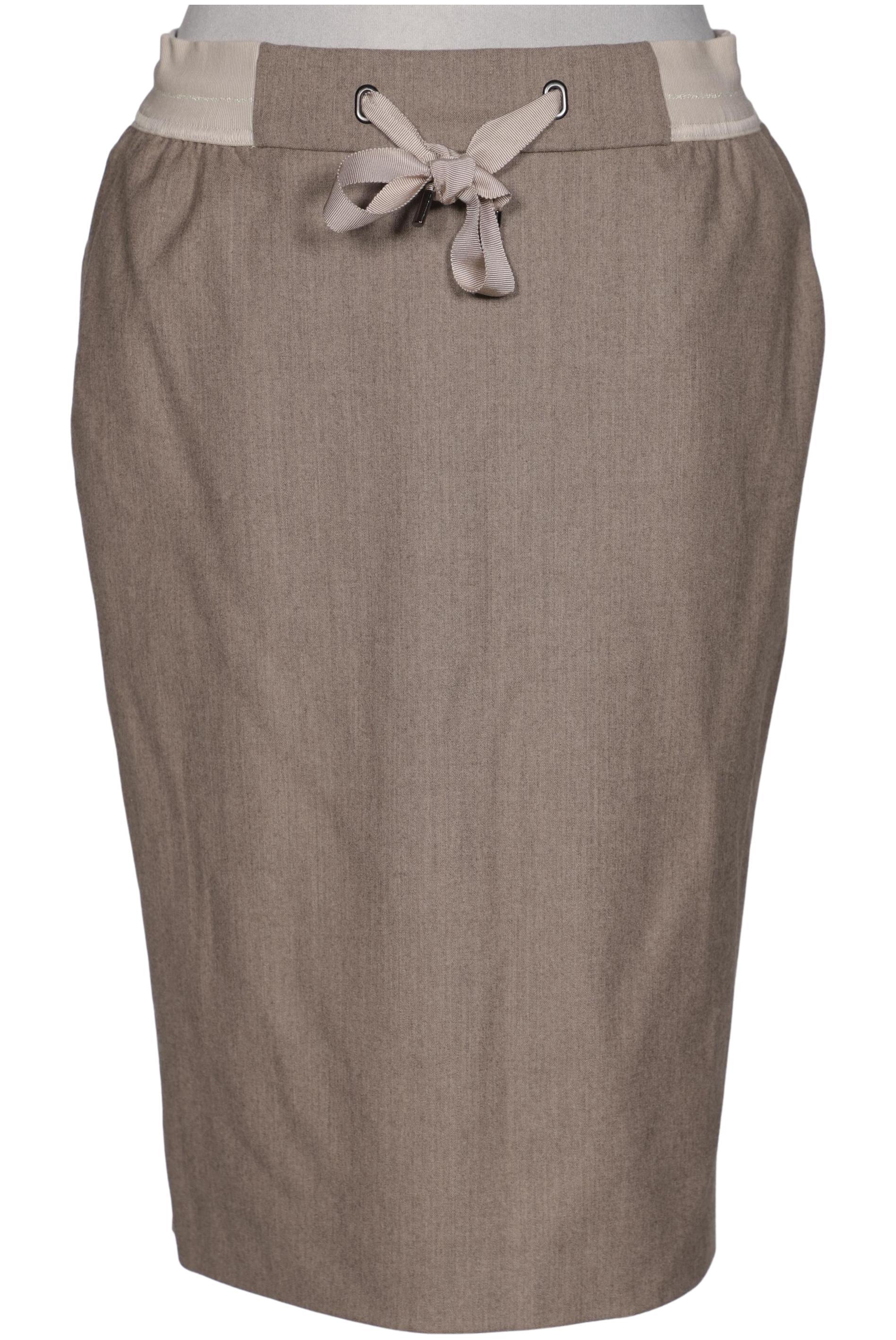 

Rene Lezard Damen Rock, beige, Gr. 34