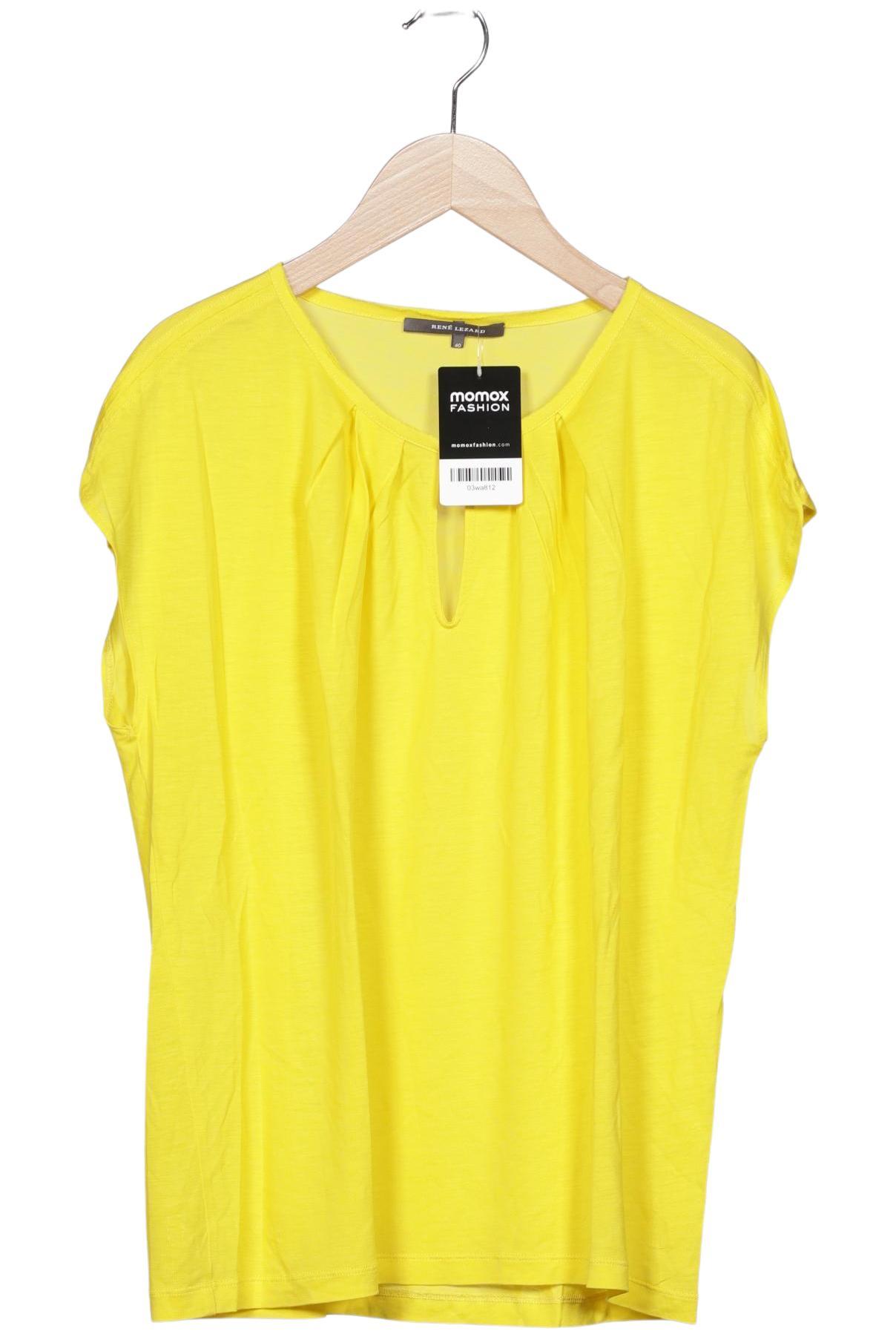

Rene Lezard Damen T-Shirt, gelb, Gr. 40