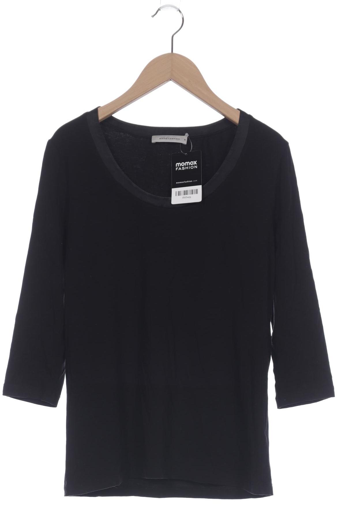 

Rene Lezard Damen Langarmshirt, schwarz, Gr. 38