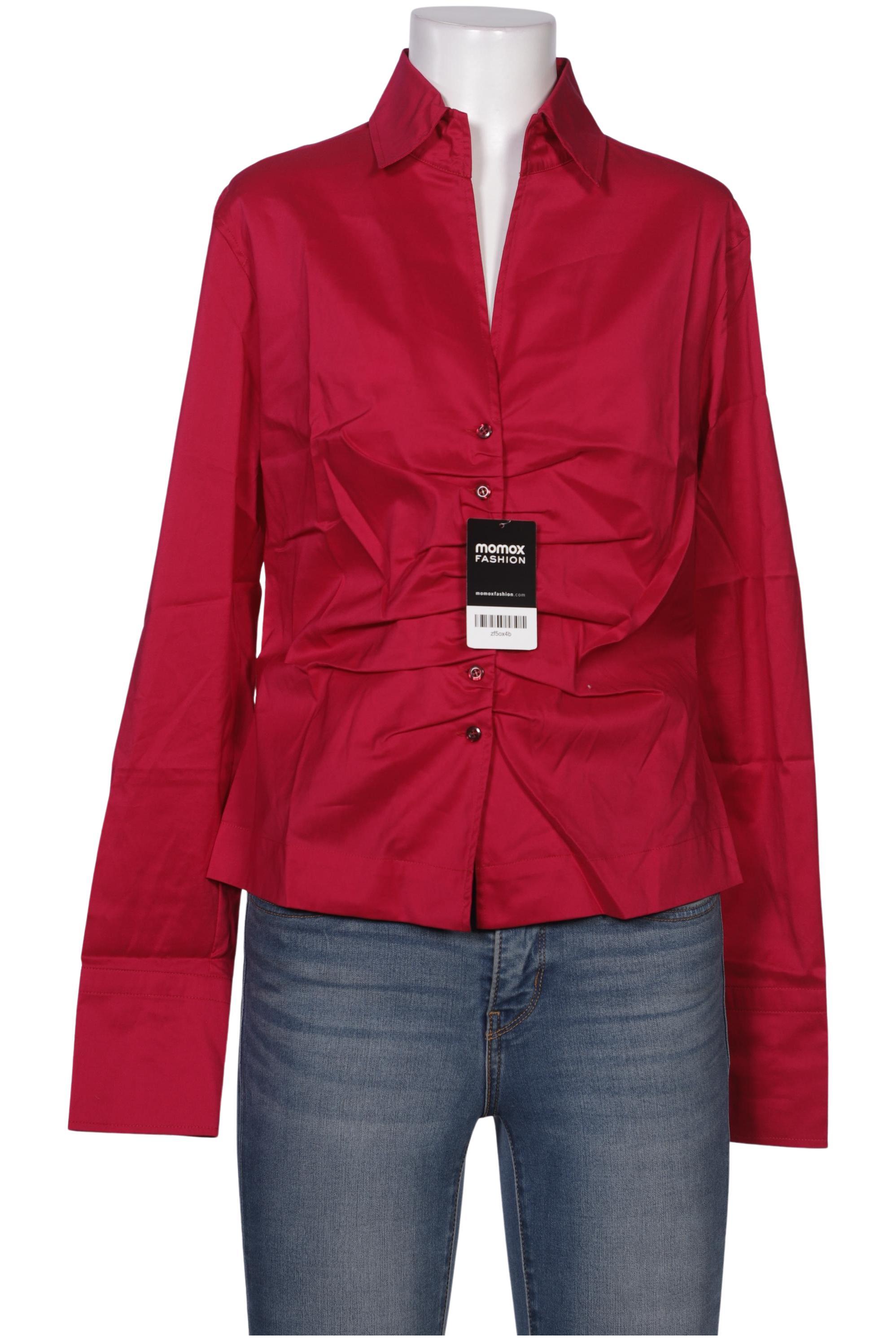 

Rene Lezard Damen Bluse, rot, Gr. 40