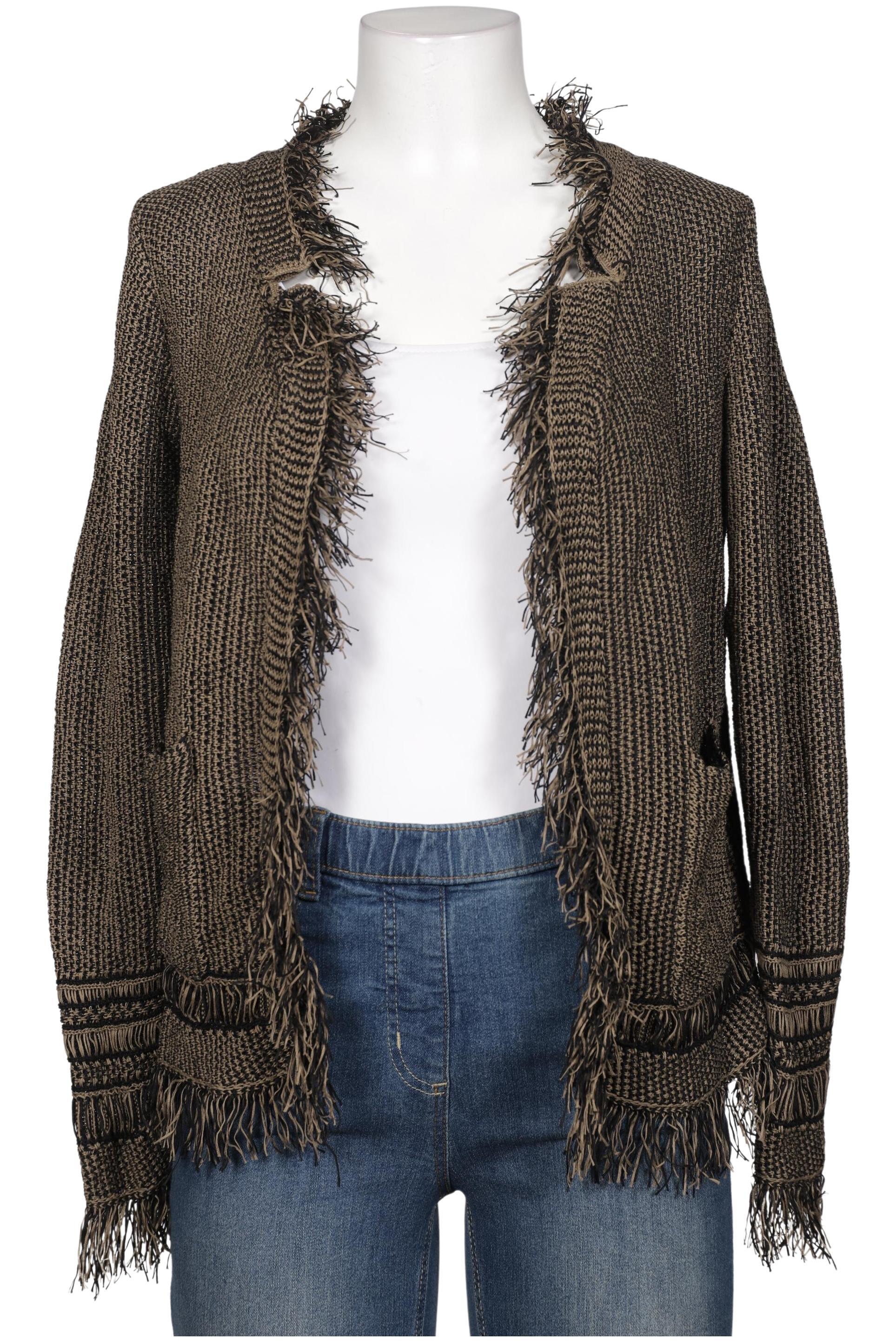 

Rene Lezard Damen Strickjacke, braun, Gr. 36