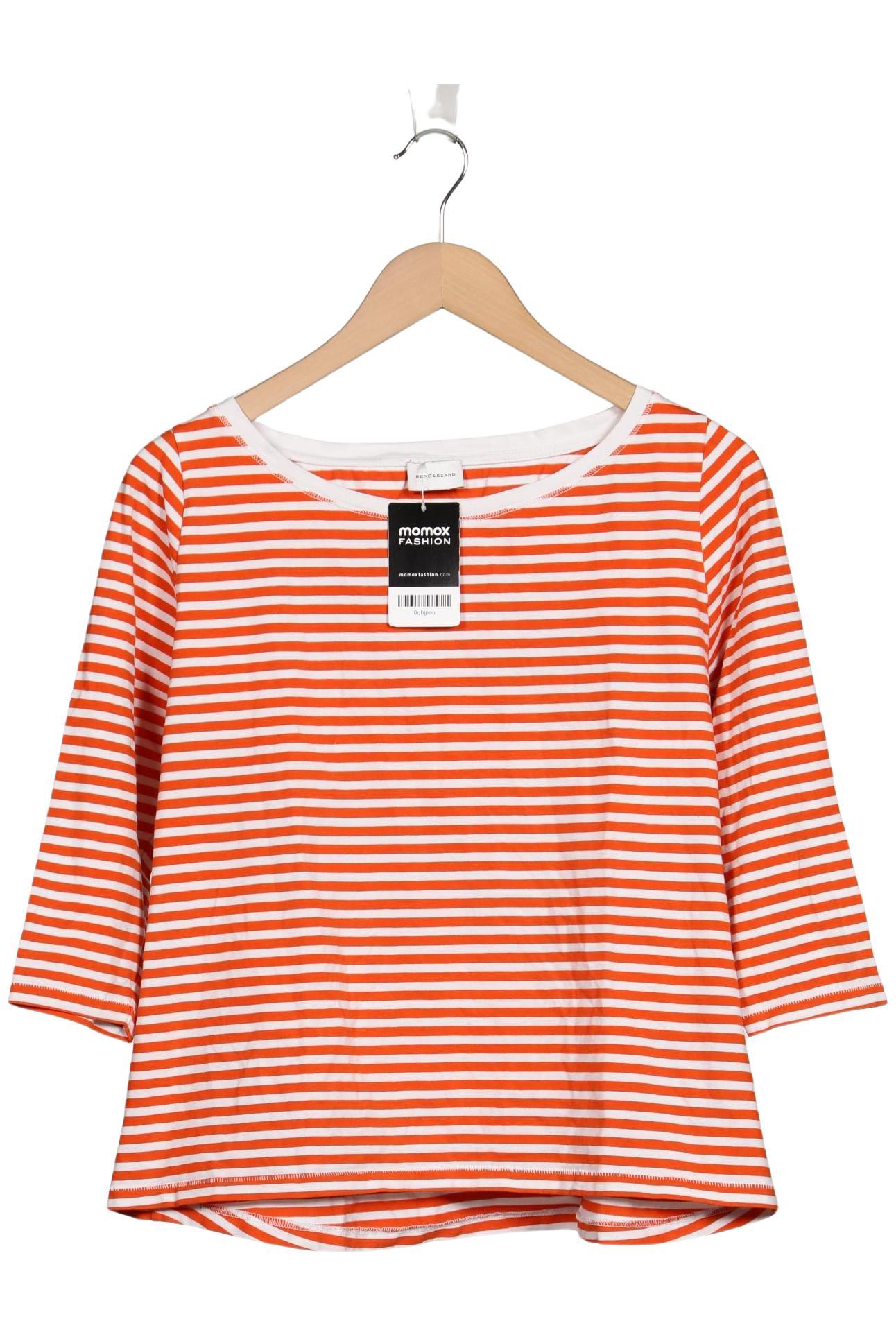 

Rene Lezard Damen Langarmshirt, orange, Gr. 42