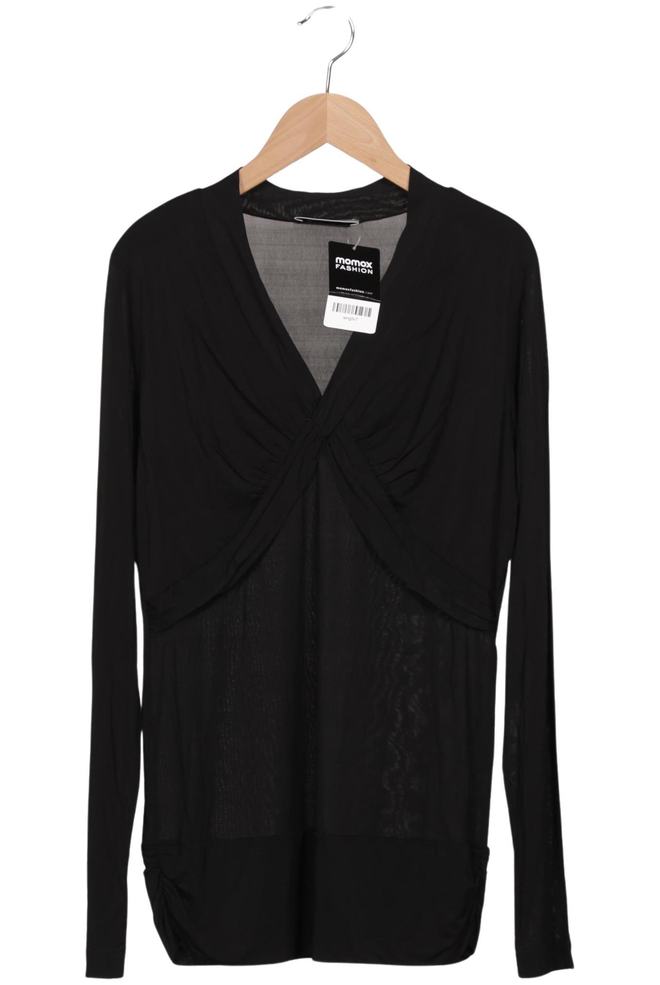 

Rene Lezard Damen Langarmshirt, schwarz, Gr. 42