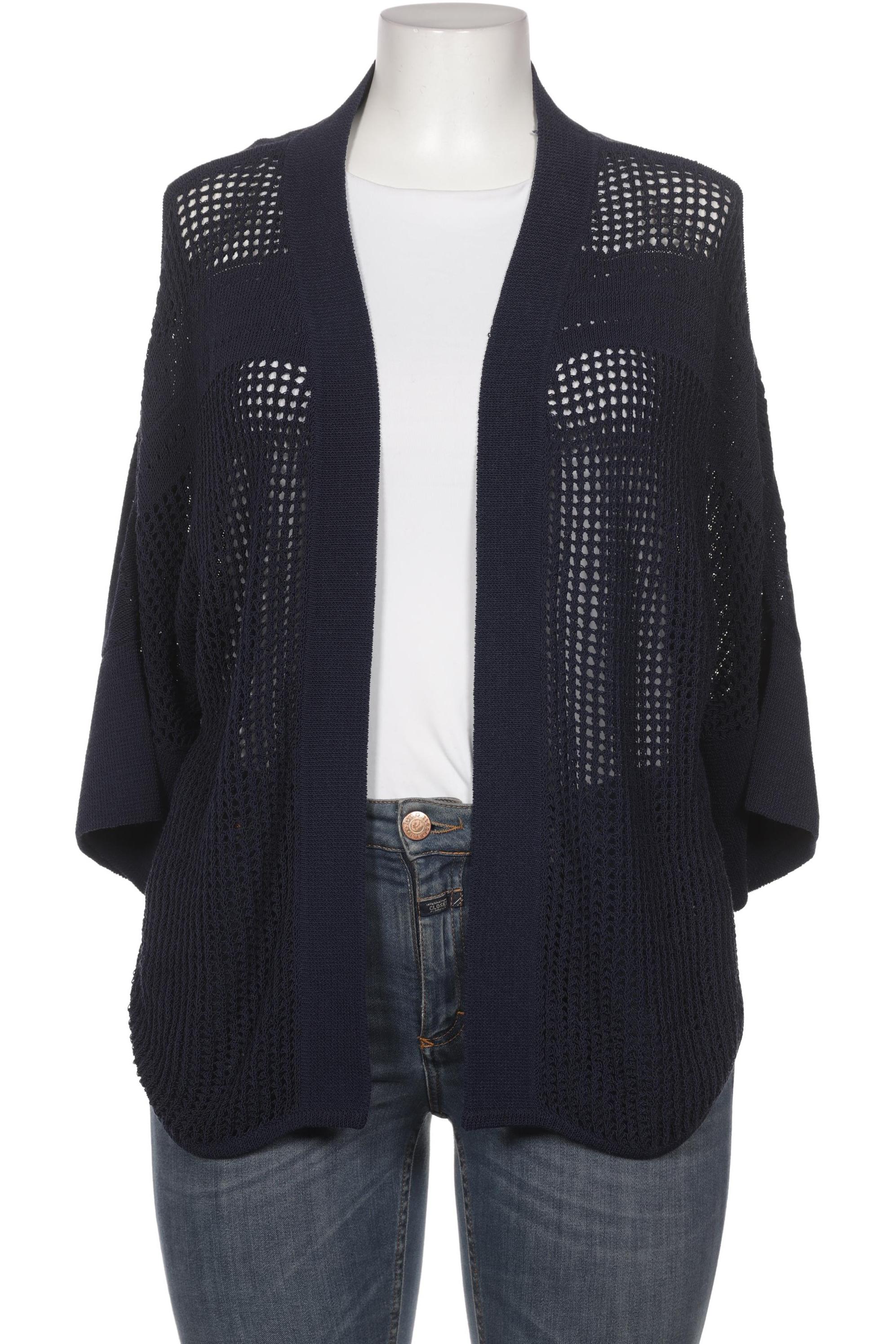 

Rene Lezard Damen Strickjacke, marineblau, Gr. 46