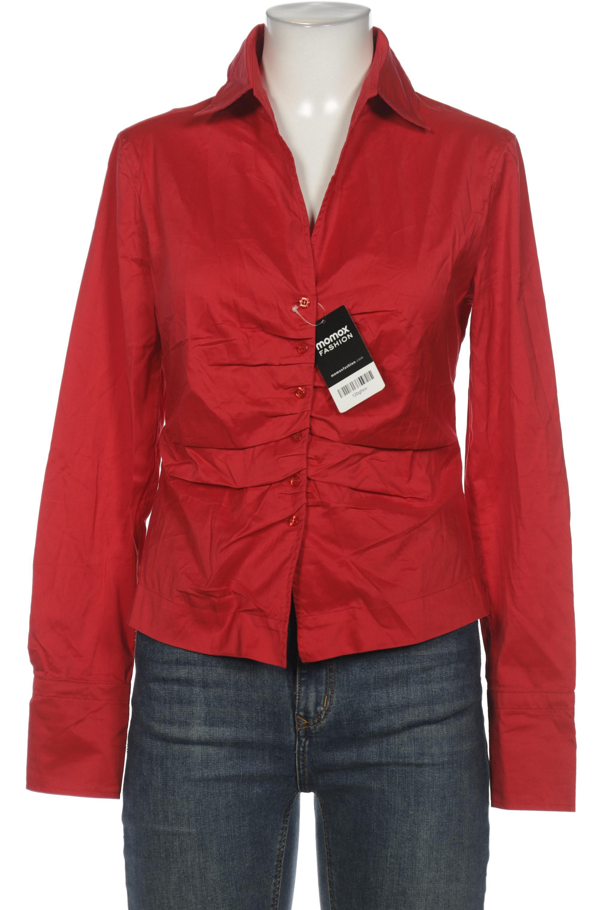

Rene Lezard Damen Bluse, rot, Gr. 38