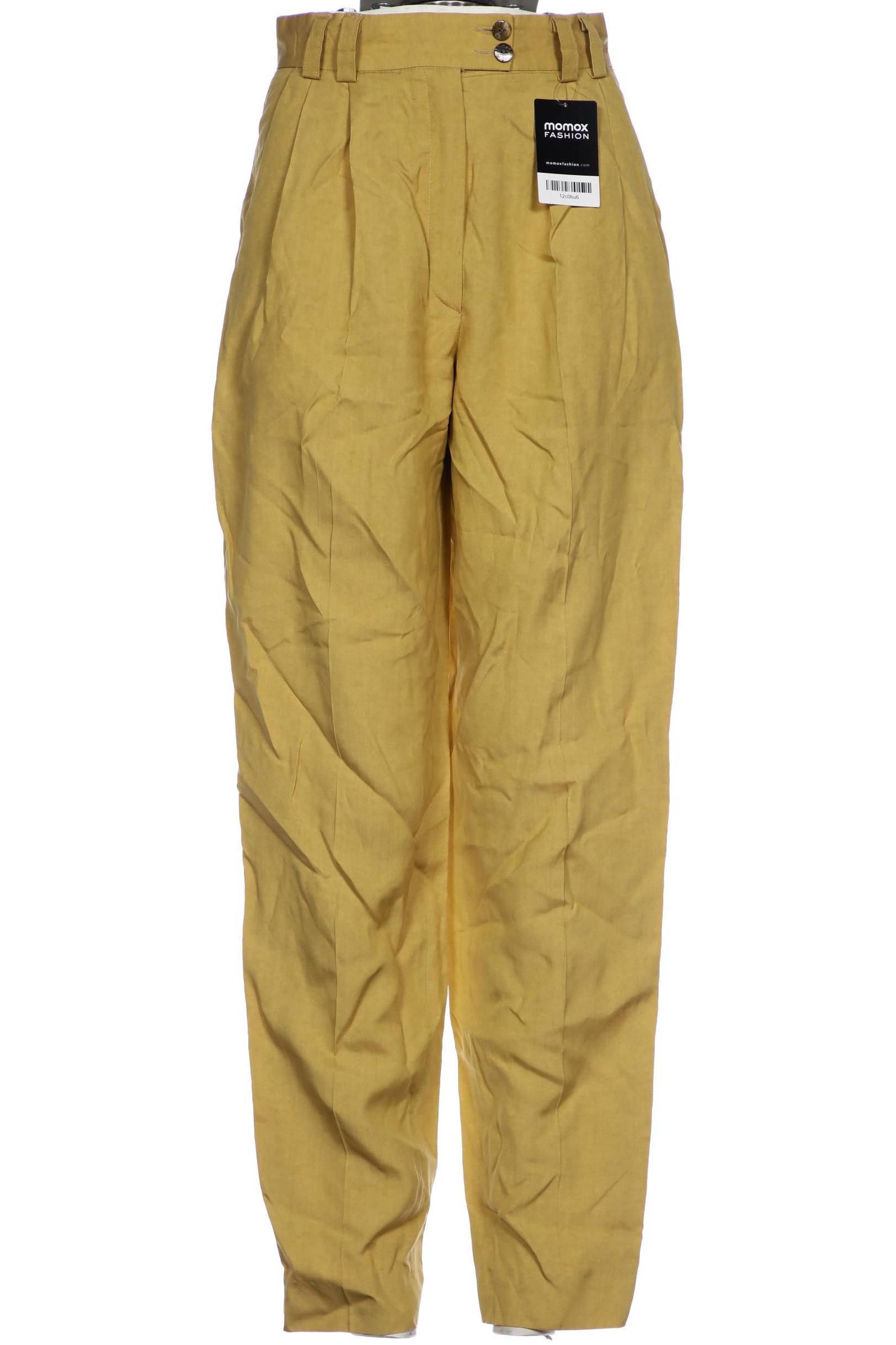 

Rene Lezard Damen Stoffhose, gelb