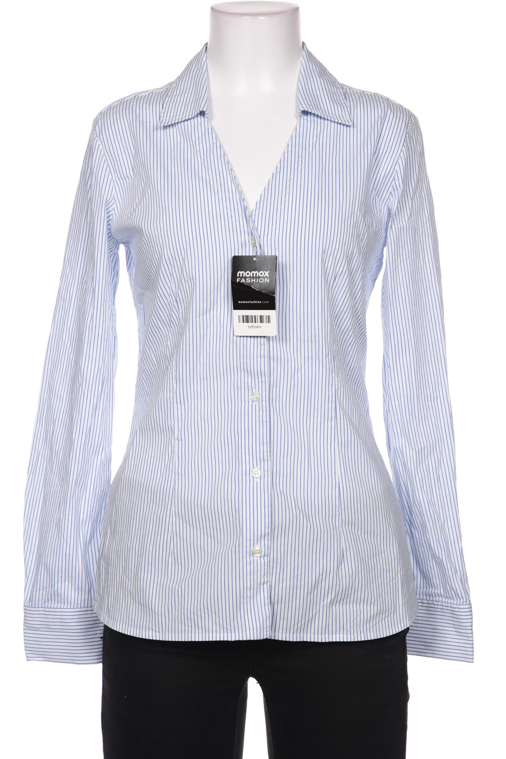 

Rene Lezard Damen Bluse, blau, Gr. 34