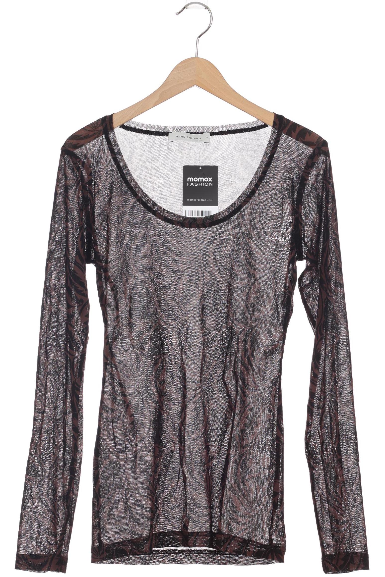 

Rene Lezard Damen Langarmshirt, braun, Gr.