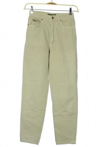 

Rene Lezard Damen Jeans, beige, Gr. 24