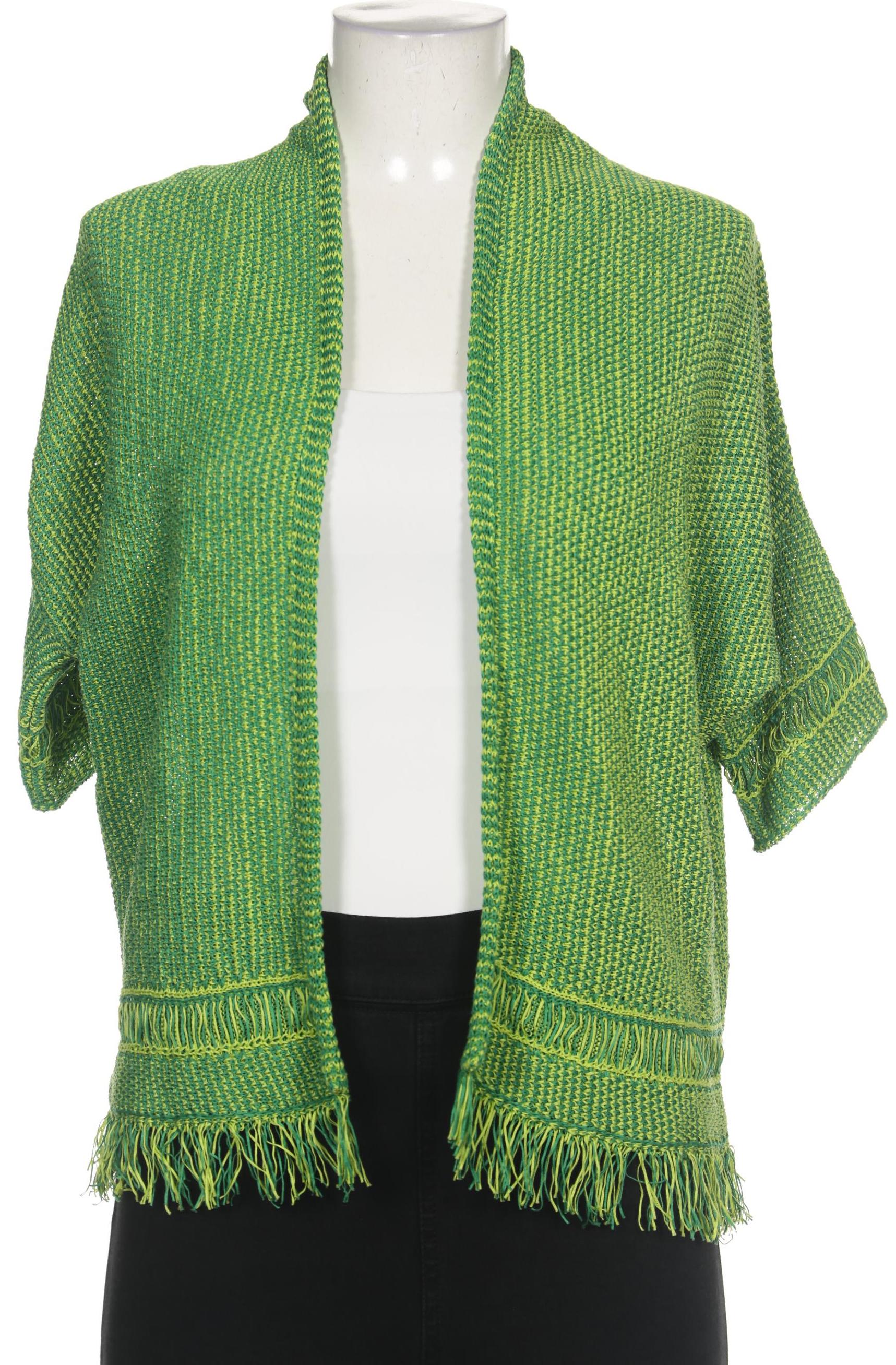 

Rene Lezard Damen Strickjacke, grün, Gr. 38