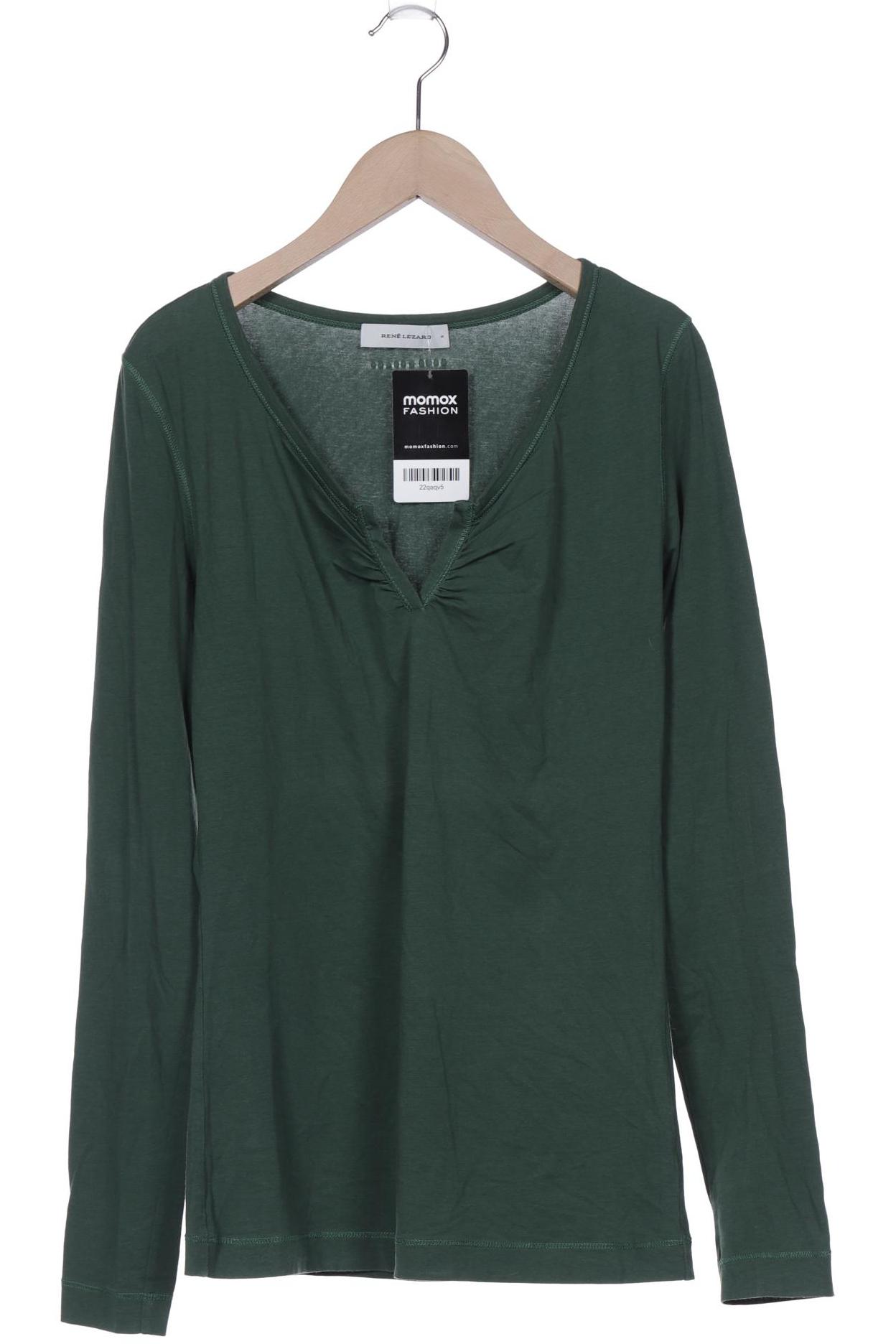 

Rene Lezard Damen Langarmshirt, grün, Gr. 36