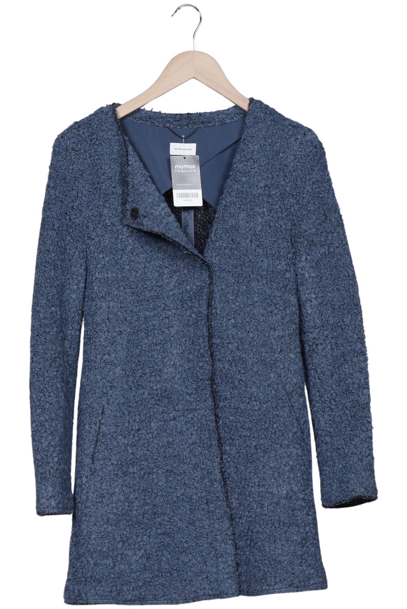 

Rene Lezard Damen Mantel, blau, Gr. 38