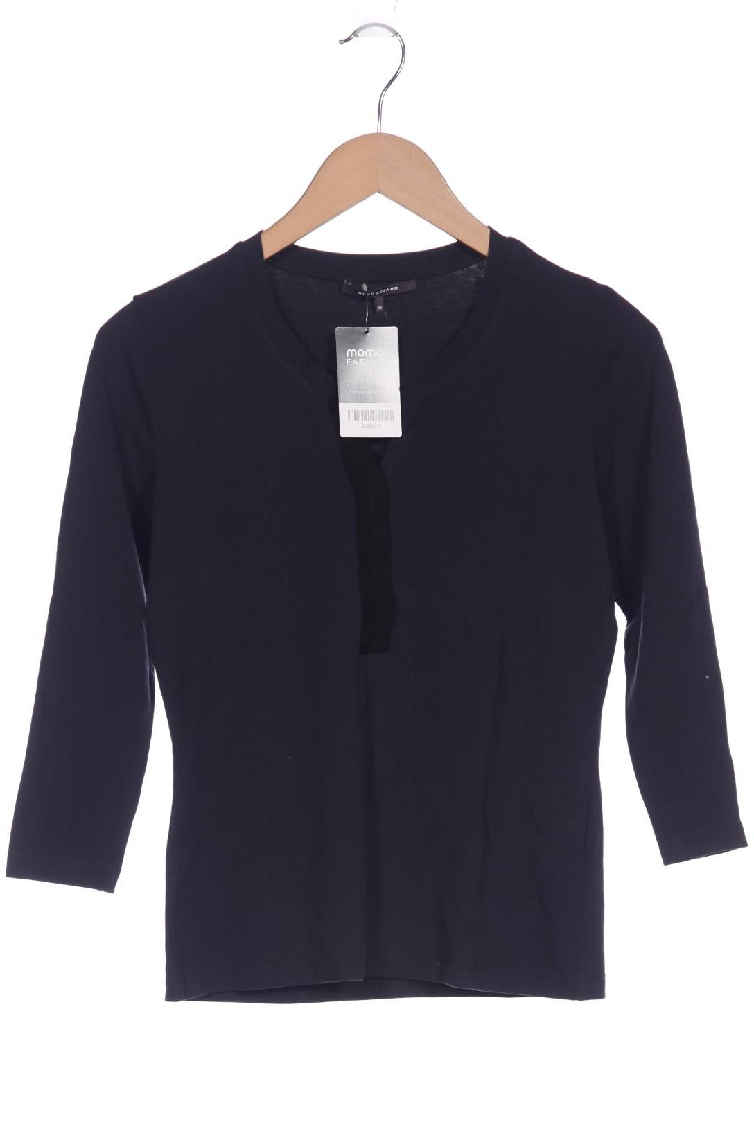 

Rene Lezard Damen Langarmshirt, schwarz, Gr. 36
