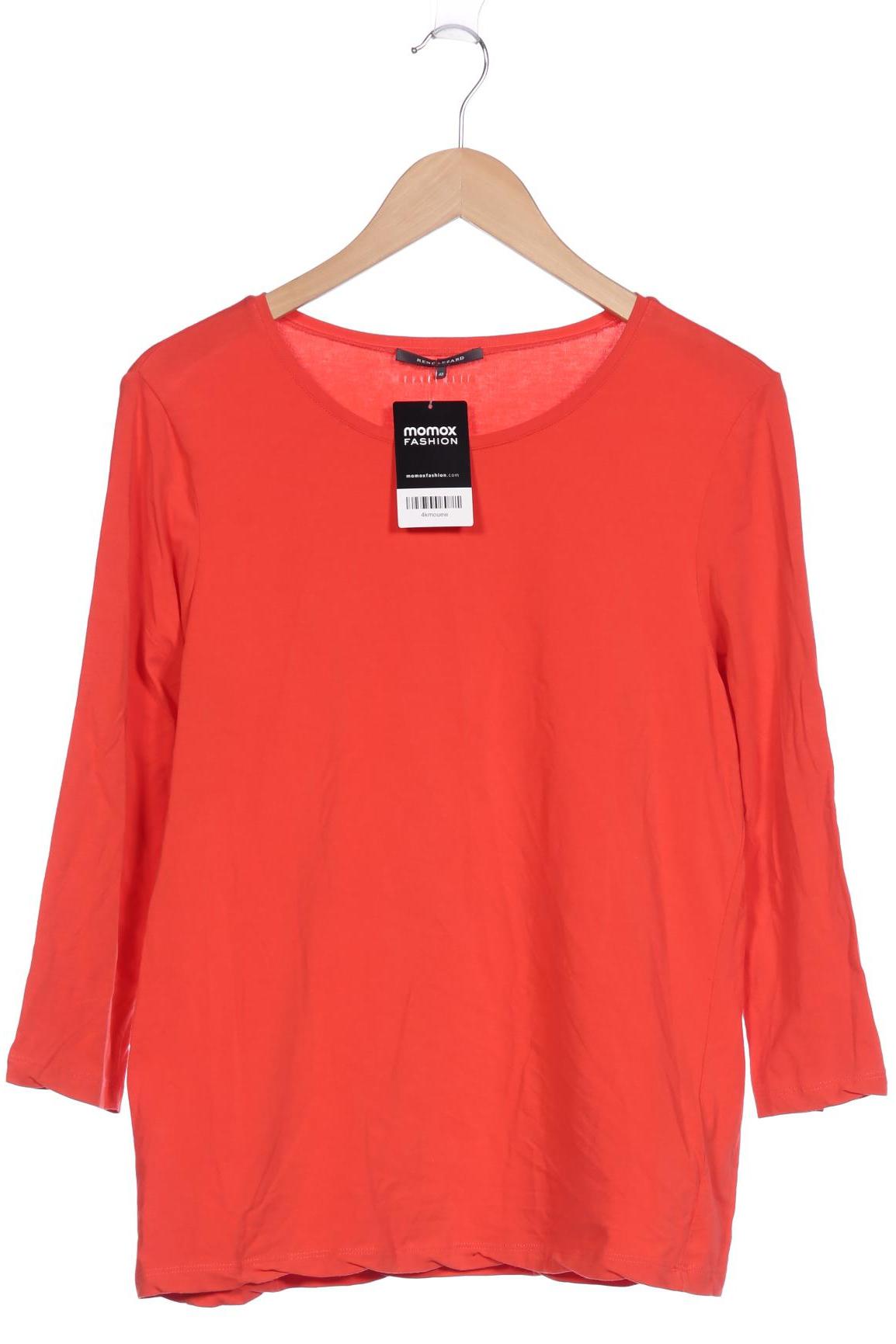 

Rene Lezard Damen Langarmshirt, orange, Gr. 42
