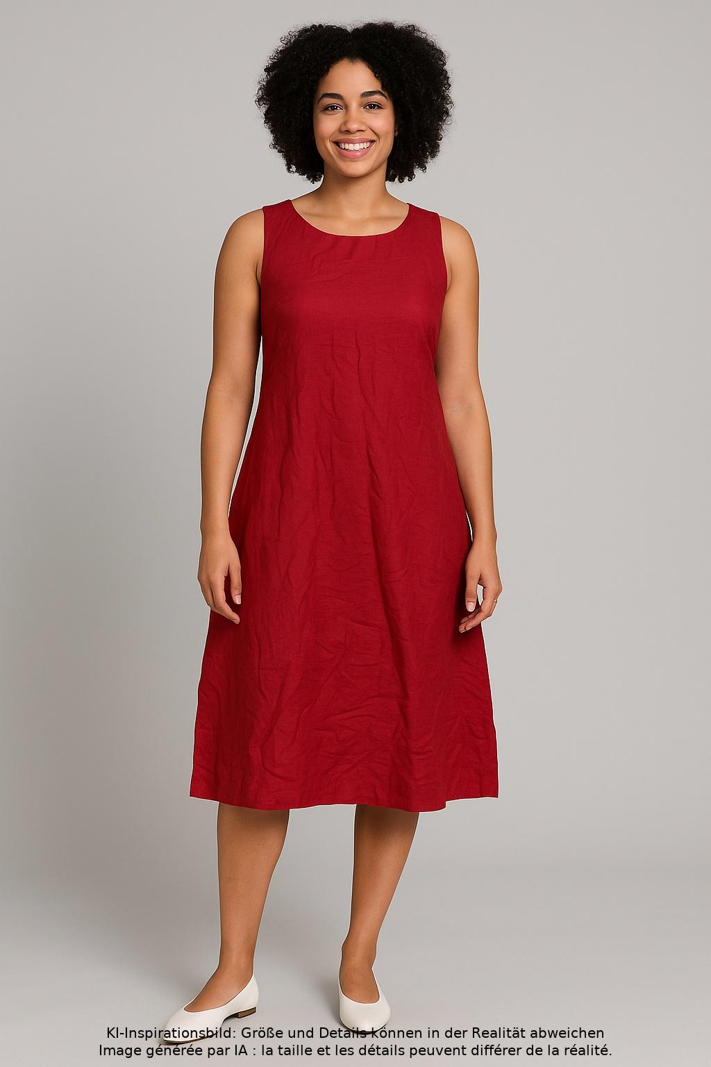 

Rene Lezard Damen Kleid, rot, Gr. 38