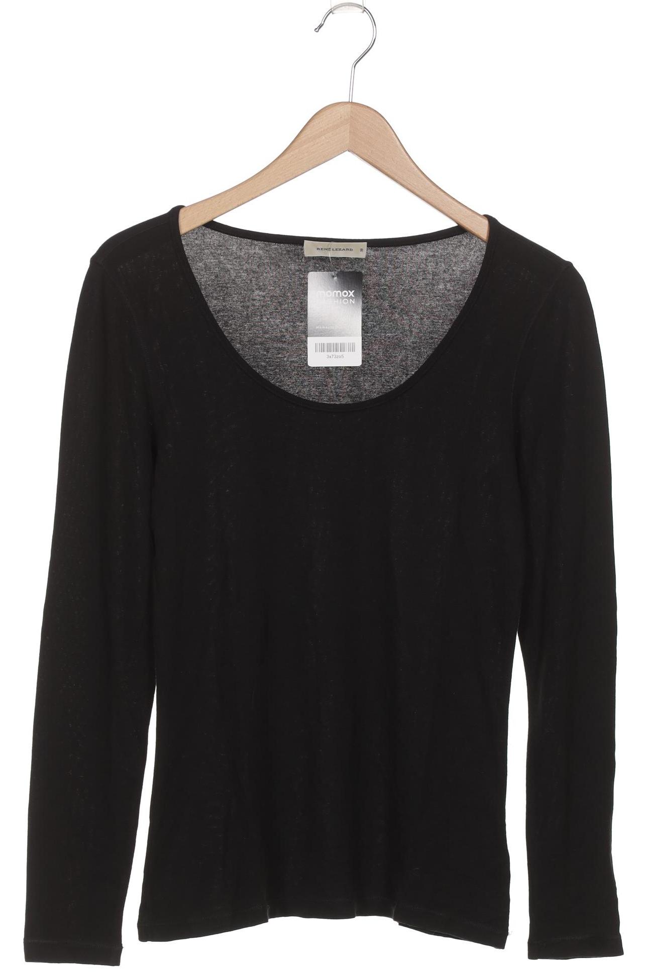 

Rene Lezard Damen Langarmshirt, schwarz, Gr. 38