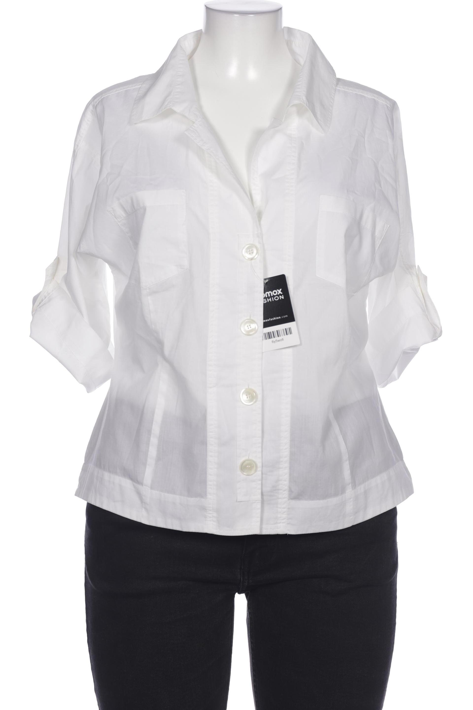 

Rene Lezard Damen Bluse, weiß, Gr. 44