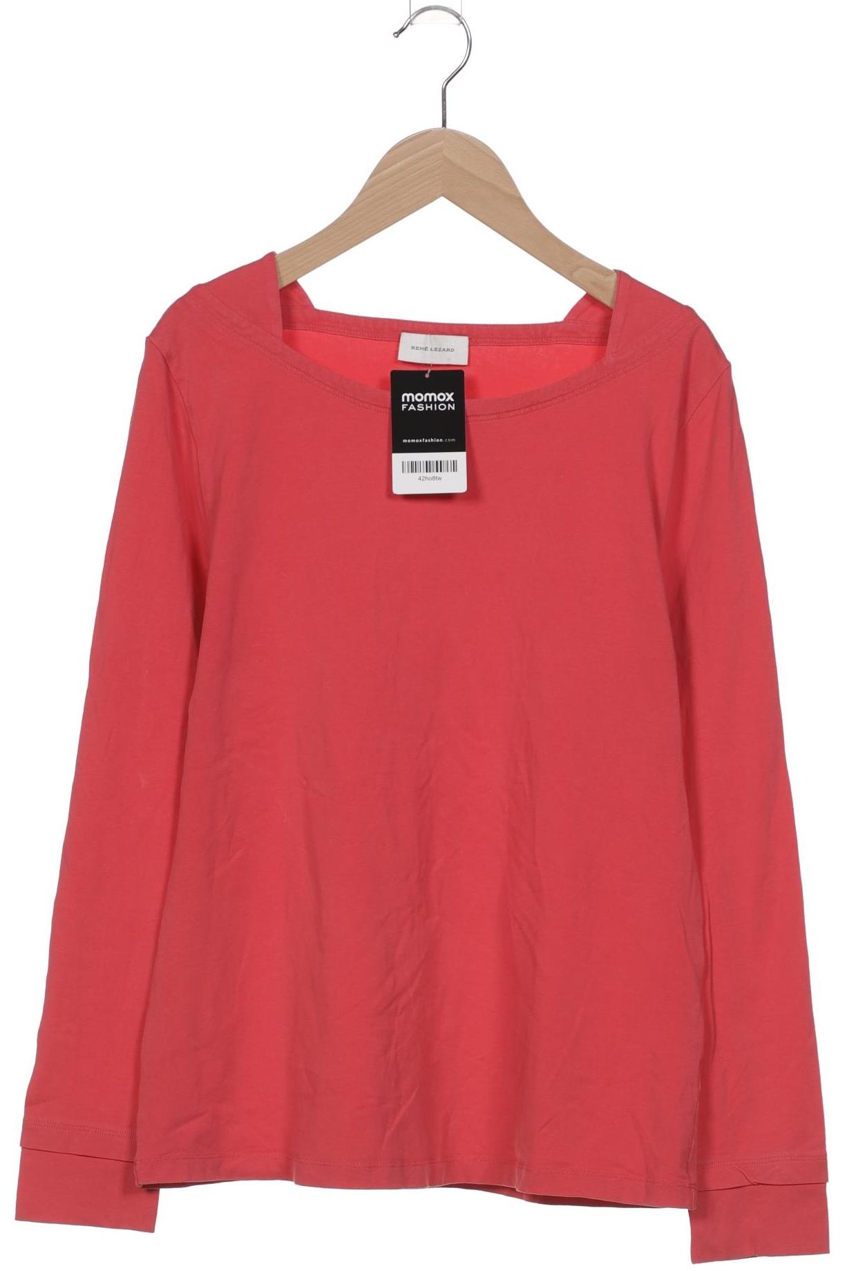 

Rene Lezard Damen Langarmshirt, rot, Gr. 42