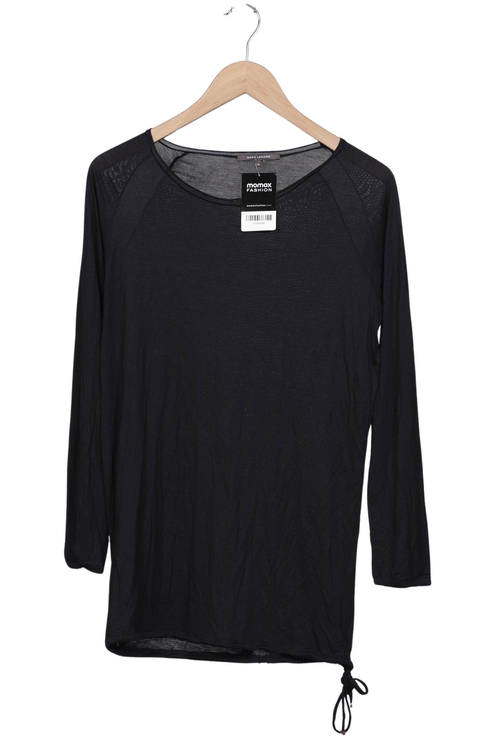 

Rene Lezard Damen Langarmshirt, marineblau, Gr. 36